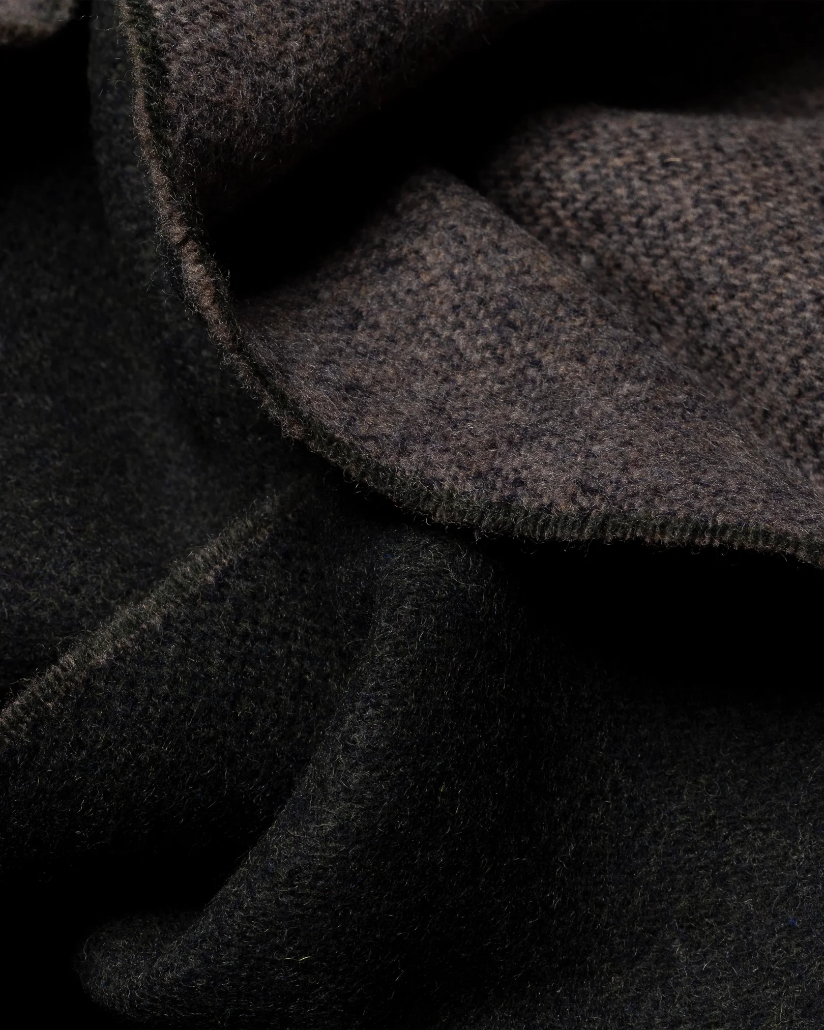 Eton - dark green two faced scarf