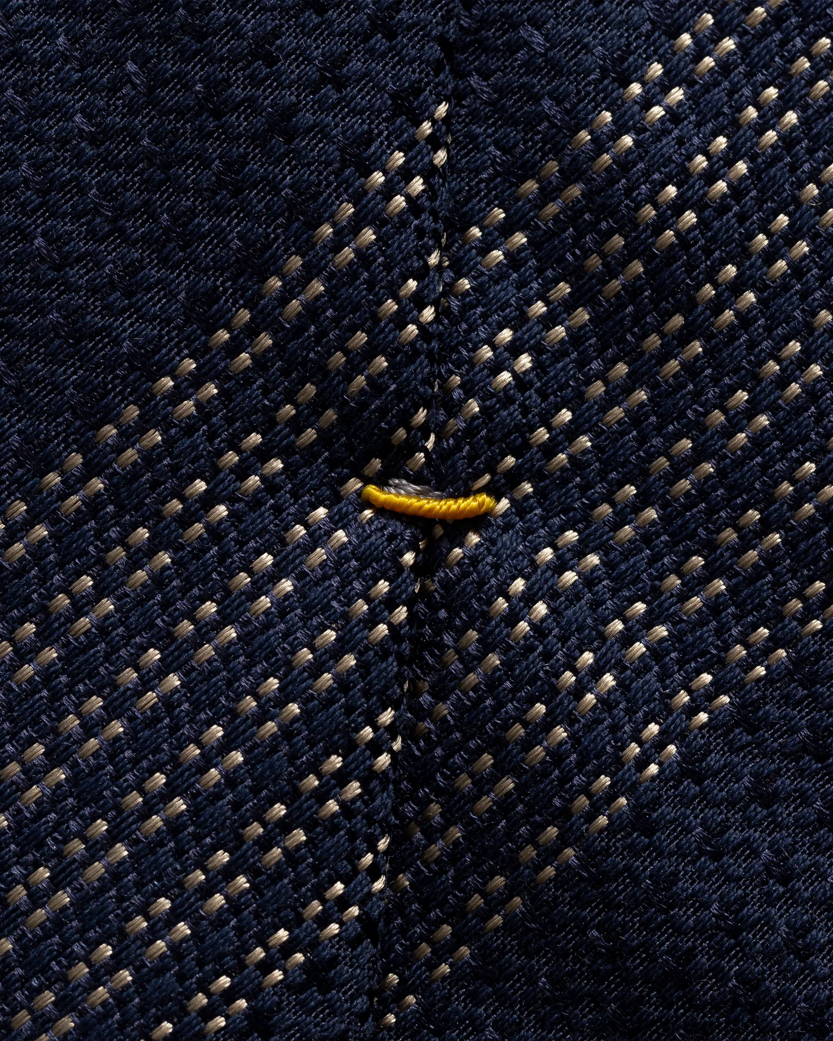 Eton - dark blue silk blend tie