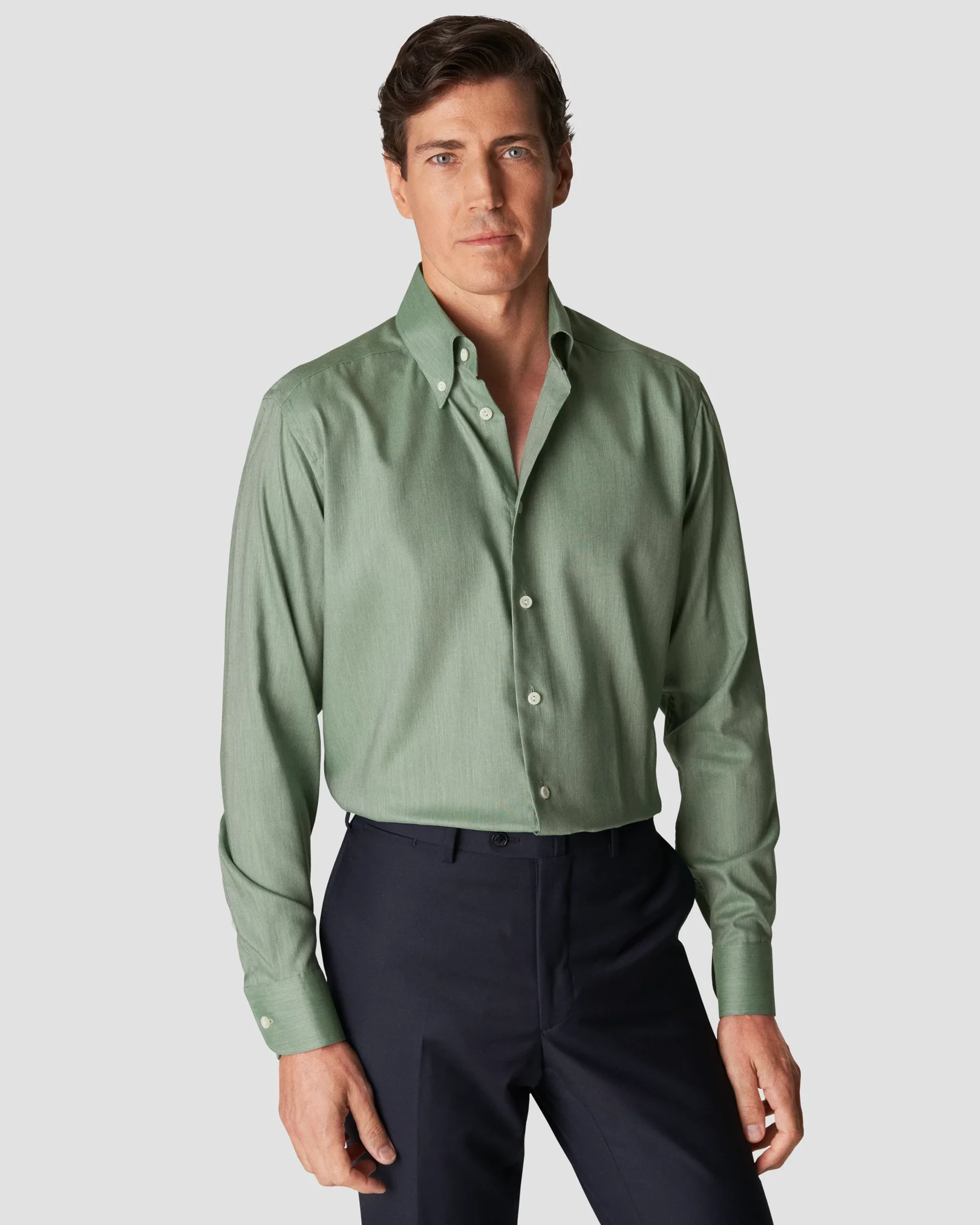 Eton - mid green oxford