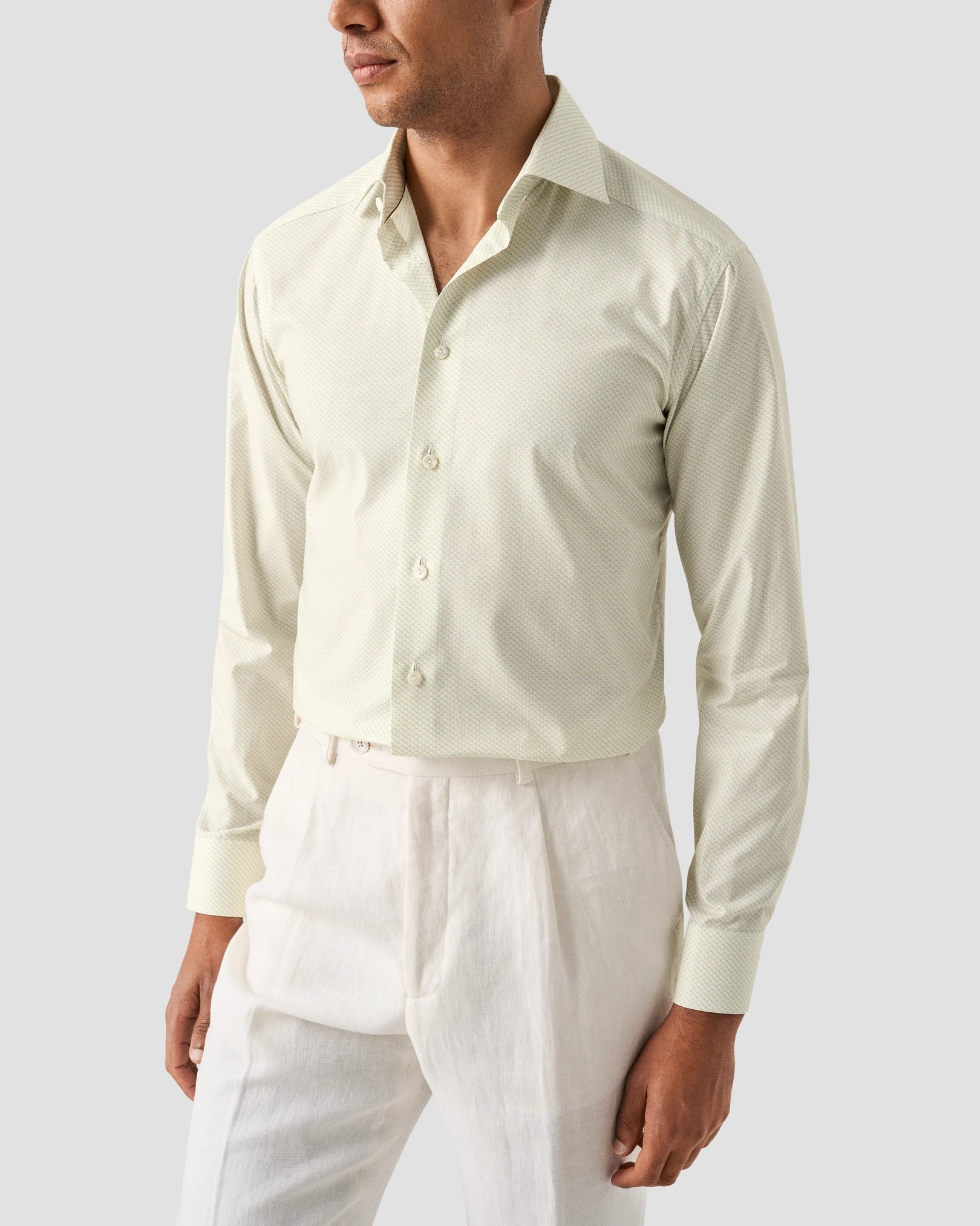 Eton - Micro Print Fine Twill Shirt
