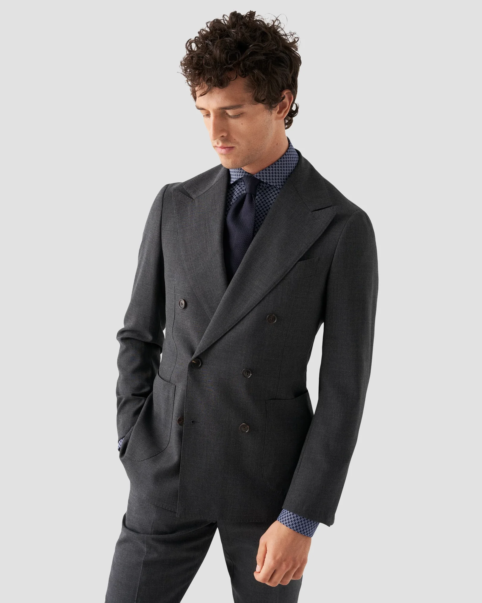 Eton - navy blue dundalk