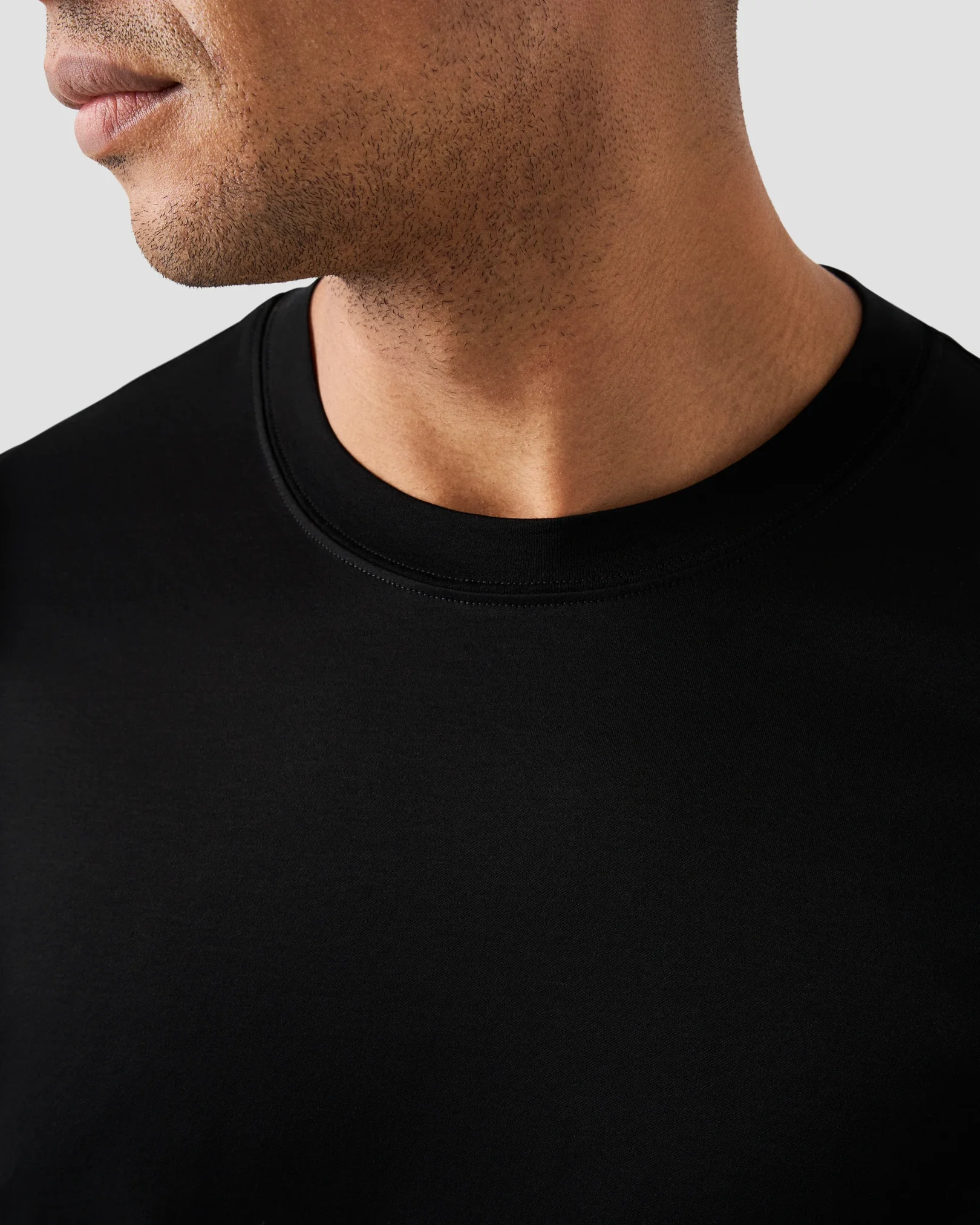 Eton - T-Shirt aus einfarbigem Filo di Scozia