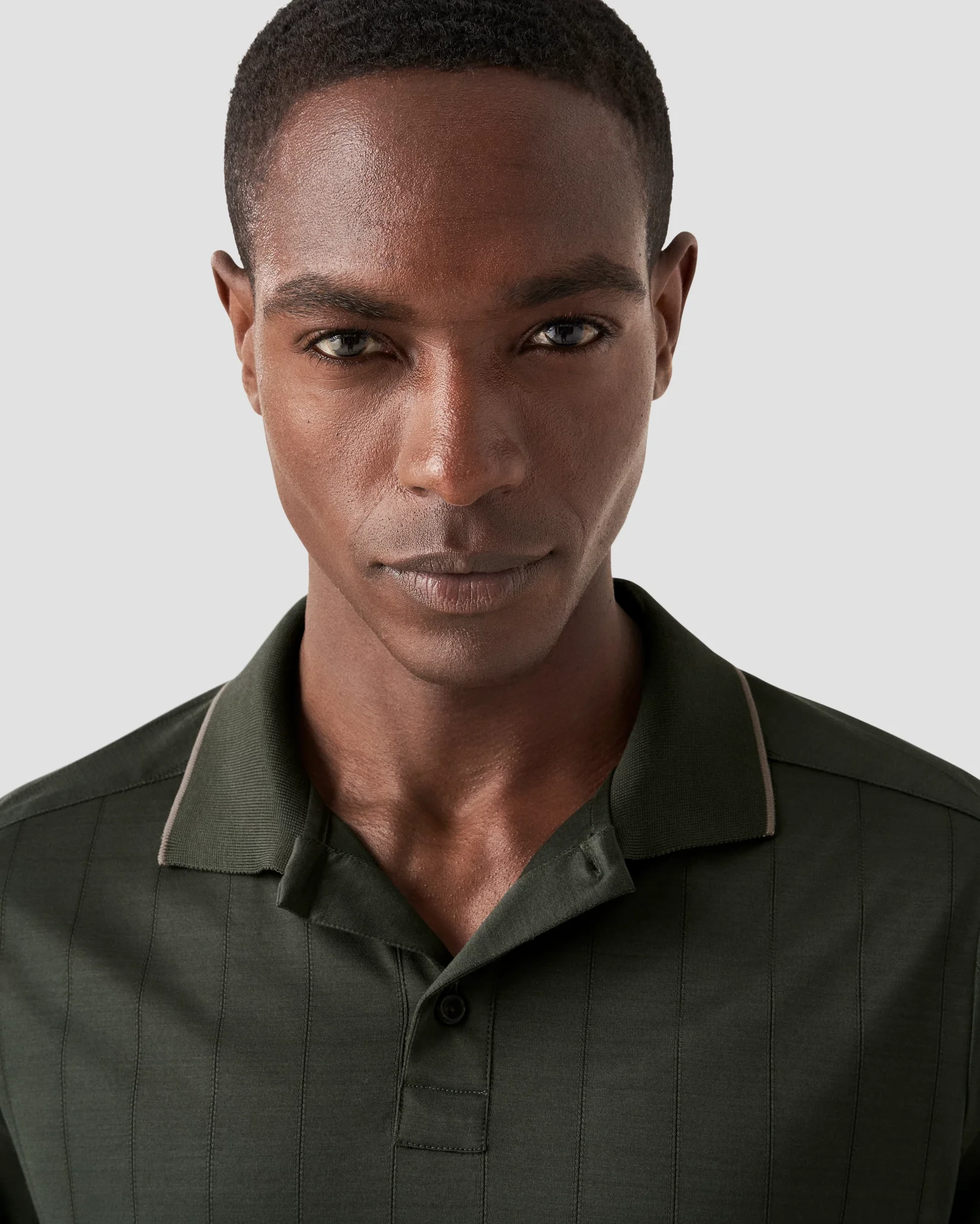 Eton - dark green knitted jersey long sleeve