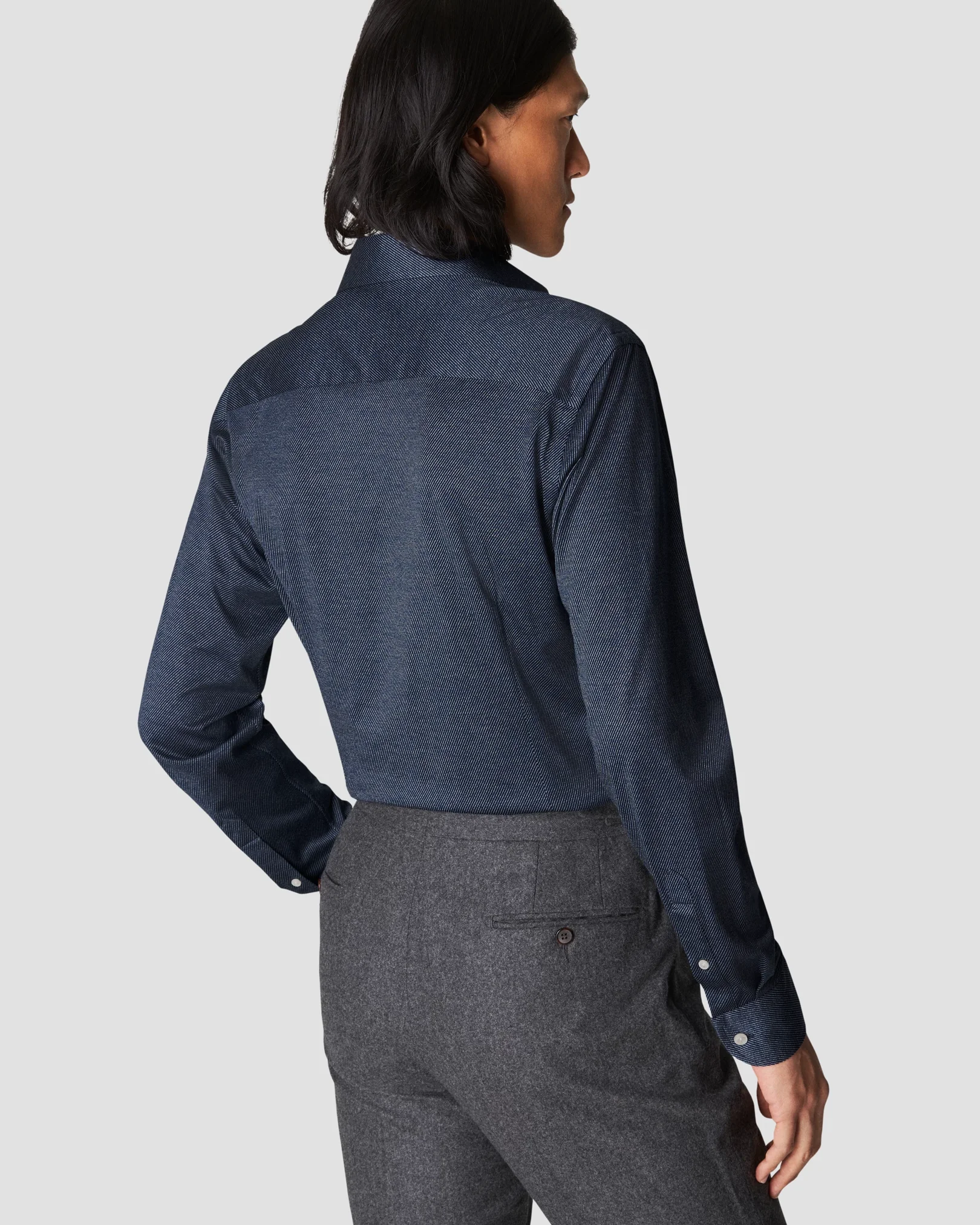 Eton - navy blue knit king