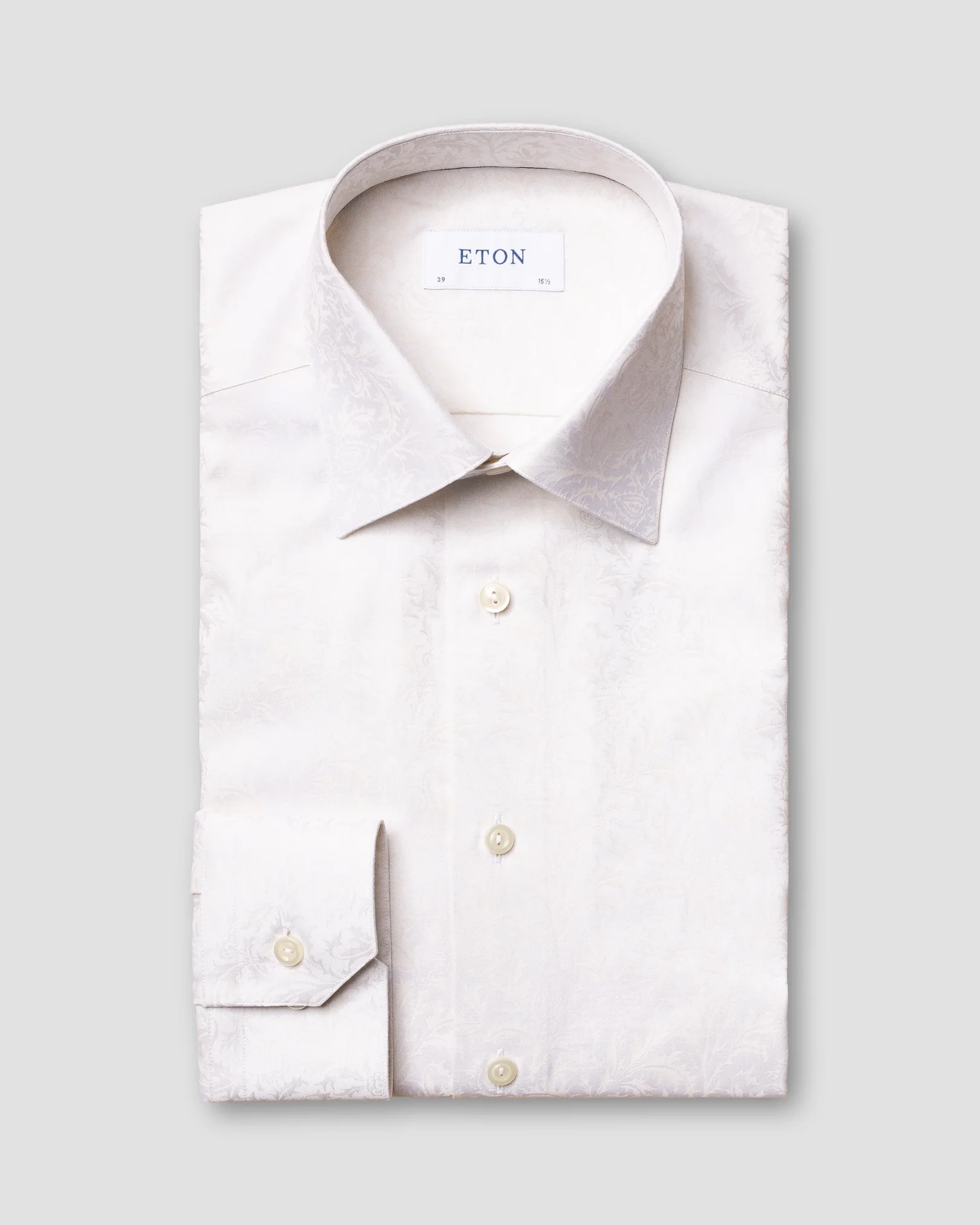 Eton - Gray Jacquard Tuxedo Shirt