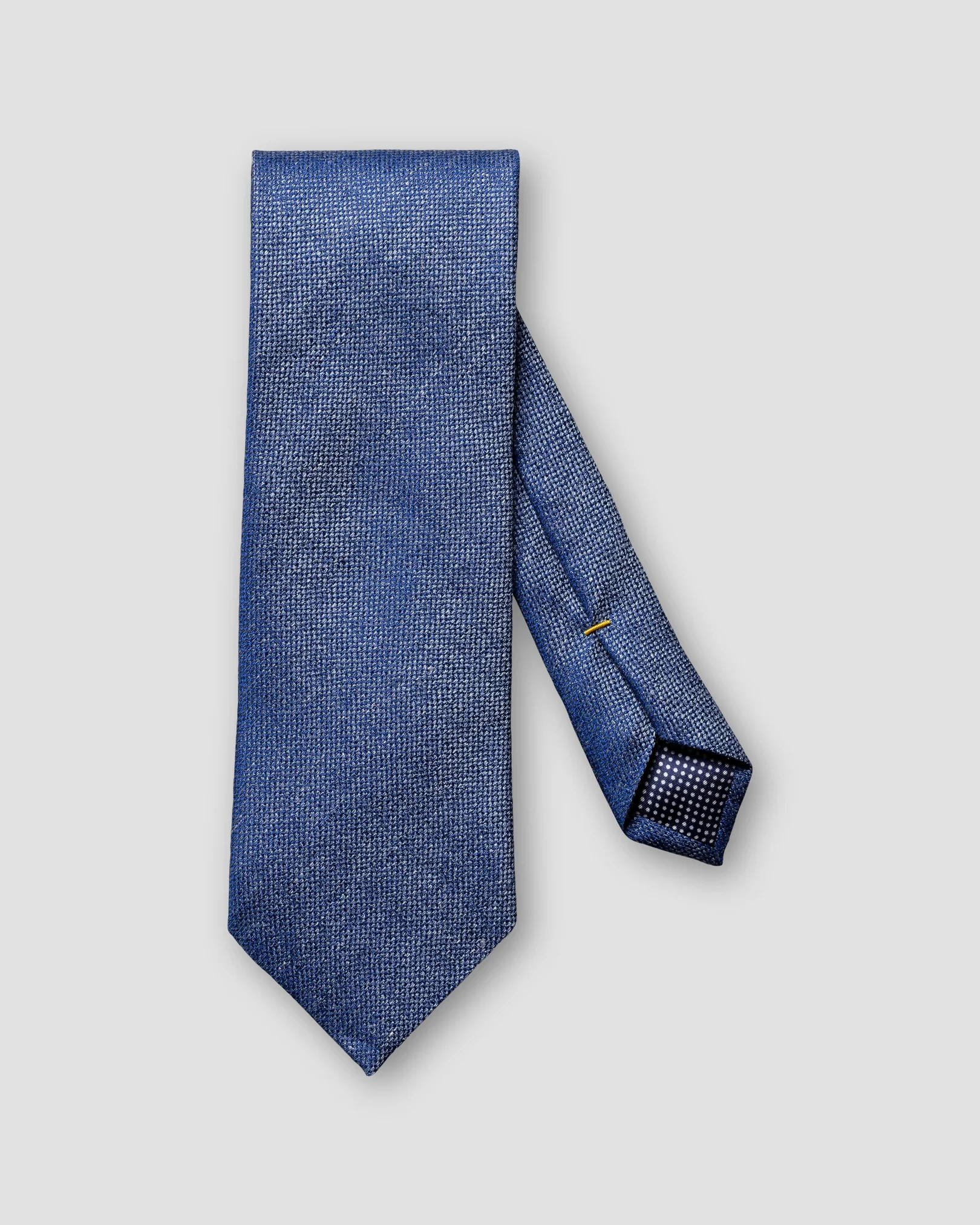 Eton - blue silk linen tie