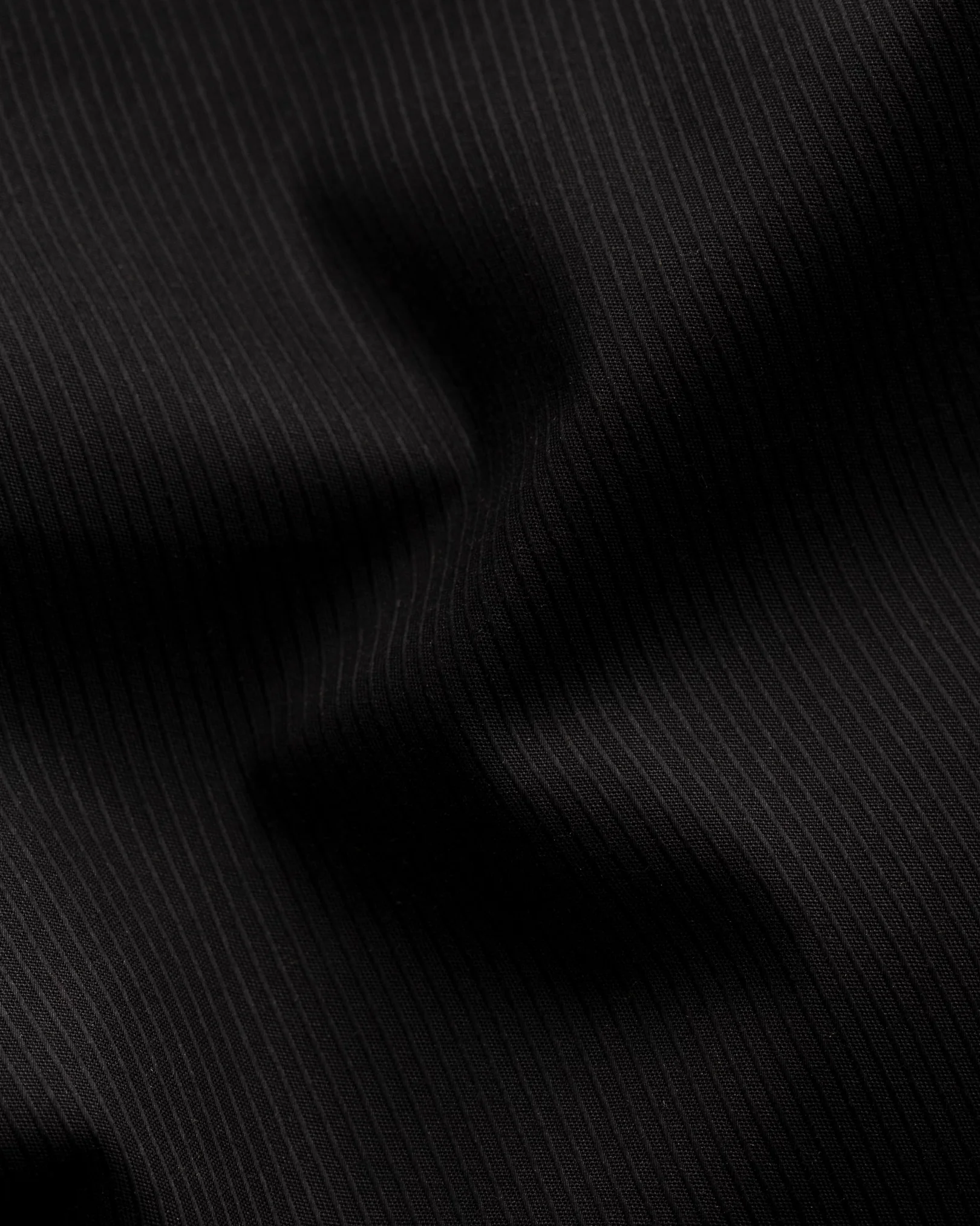 Eton - black diagonal twill shirt