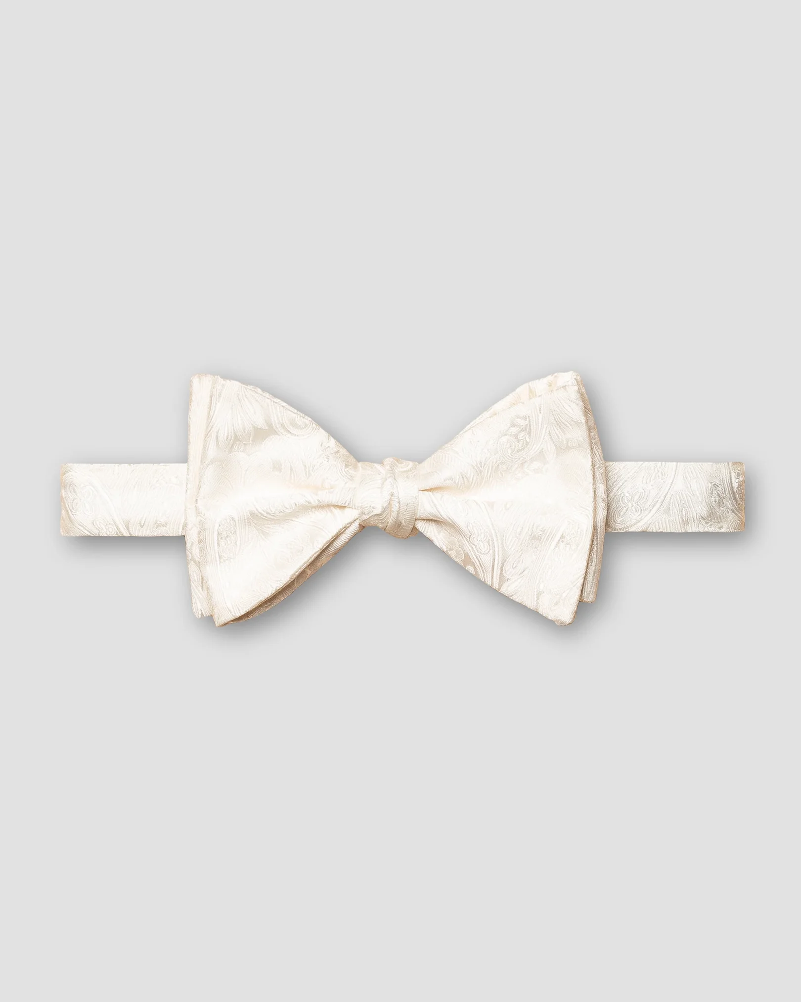 Eton - white jacquard self tied