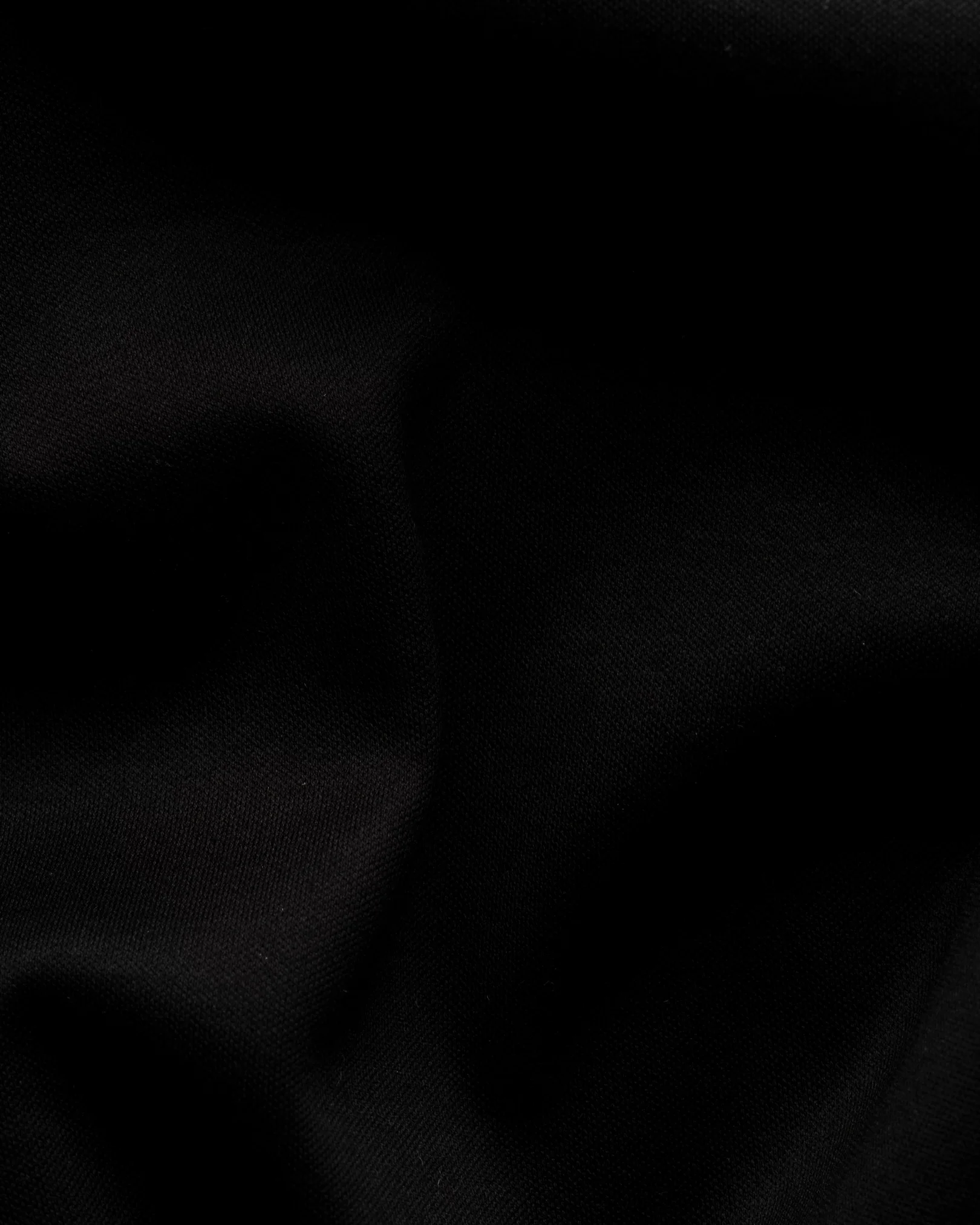 Eton - black knitted collar short sleeve regular fit