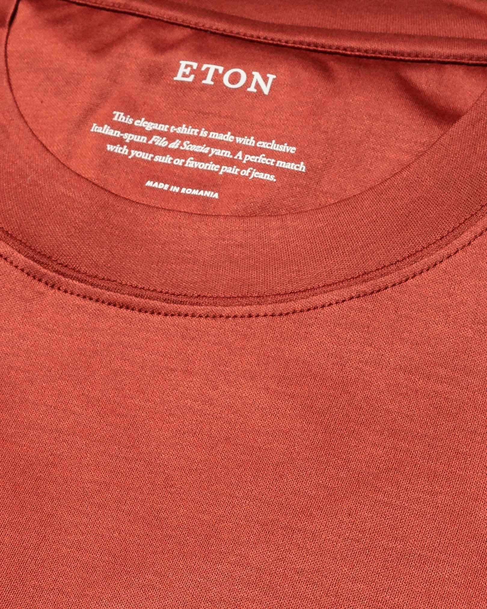 Eton - red jersey t shirt
