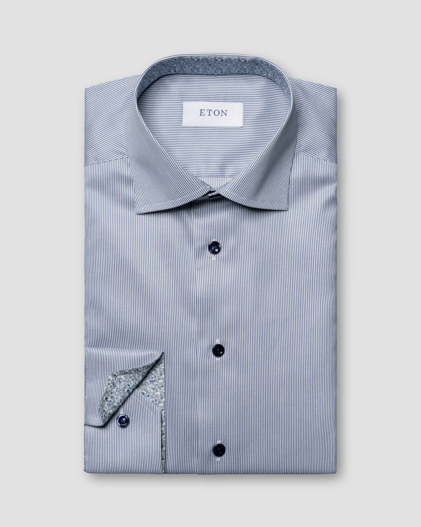 Eton - Fine Striped Signature Twill Shirt