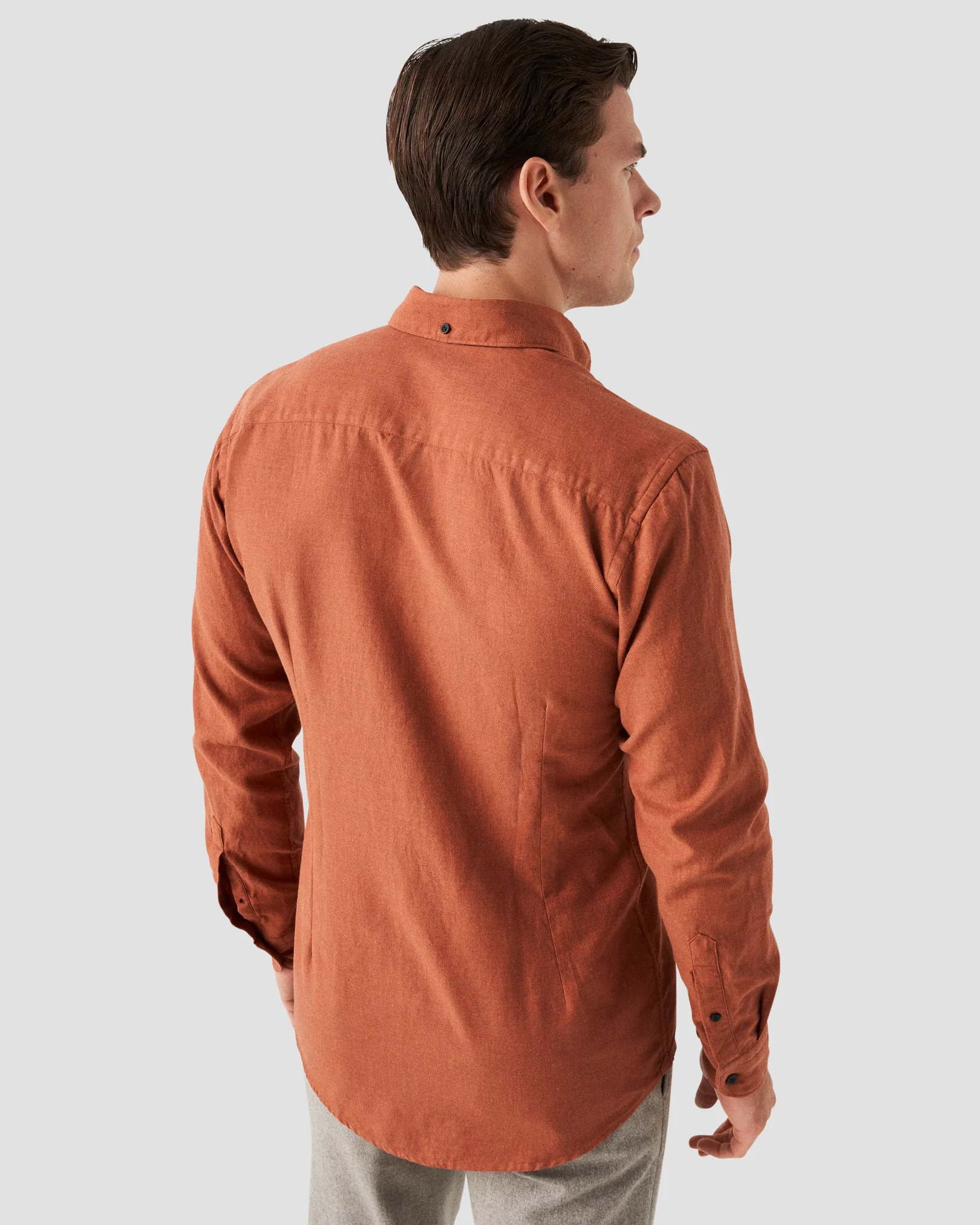 Eton - red flannel button down