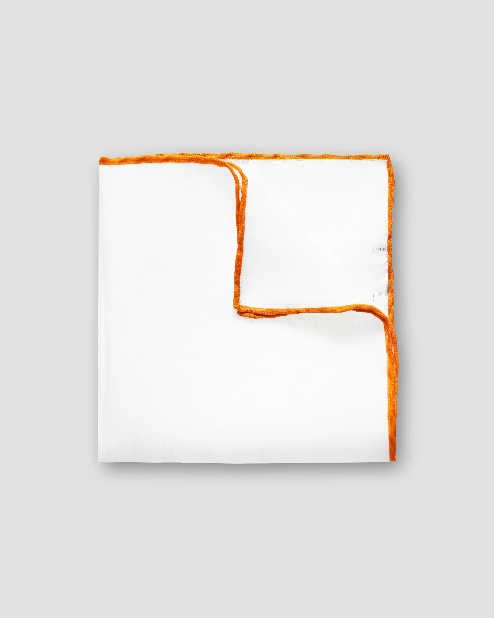 Eton - Pochette en lin orange
