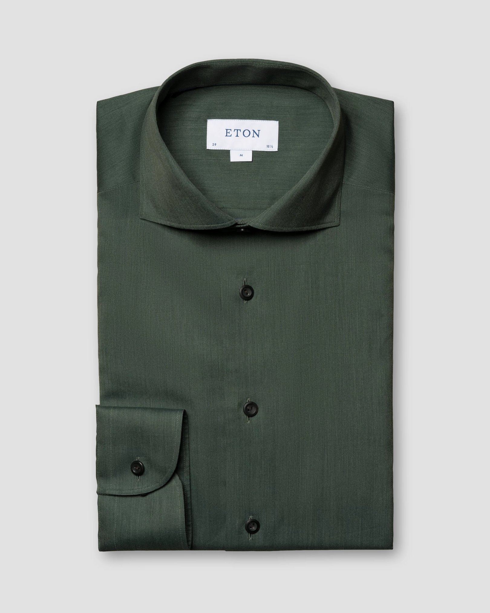 Eton - dark green flanell