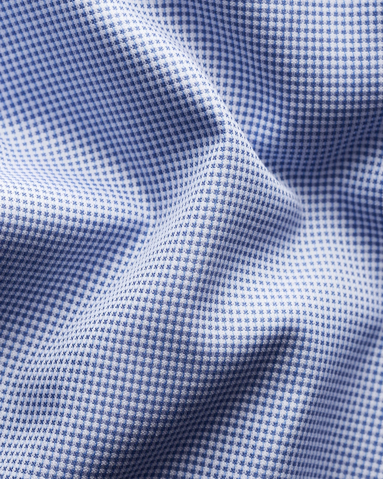 Eton - light blue signature twill semi solid shirt