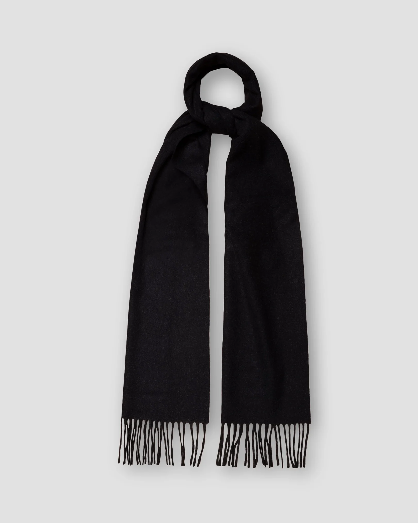 Eton - navy blue herringbone scarf