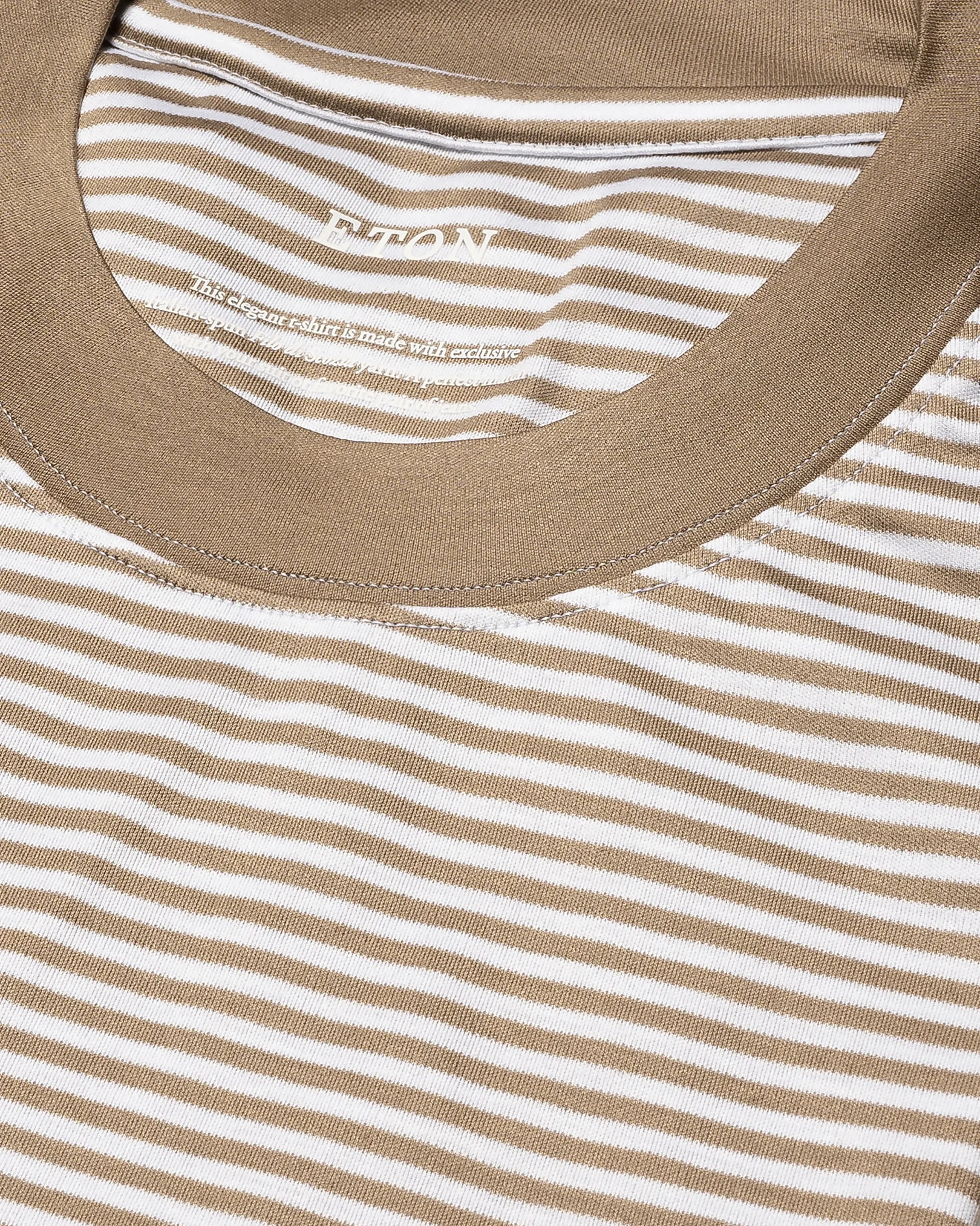Eton - beige knit t shirt