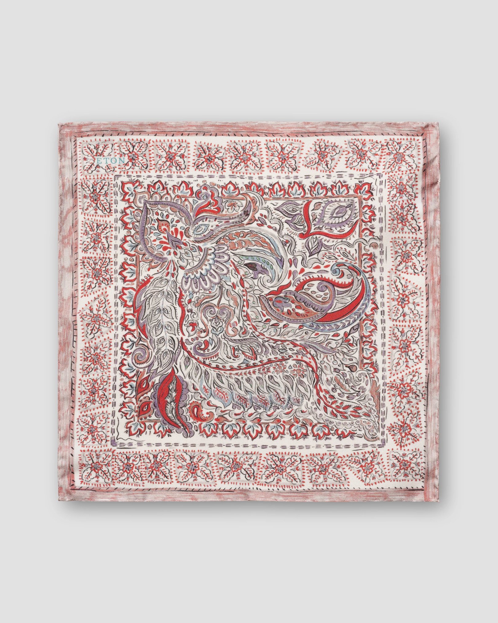 Eton - red accessories pocket squares