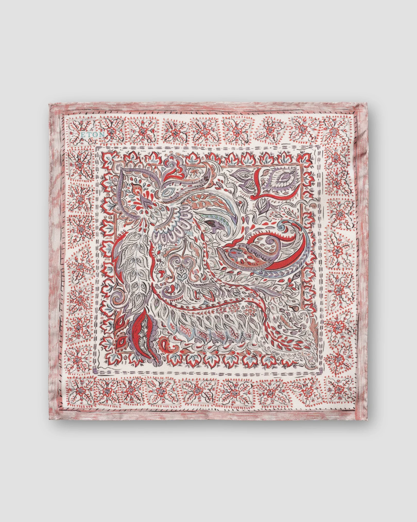 Eton - red accessories pocket squares