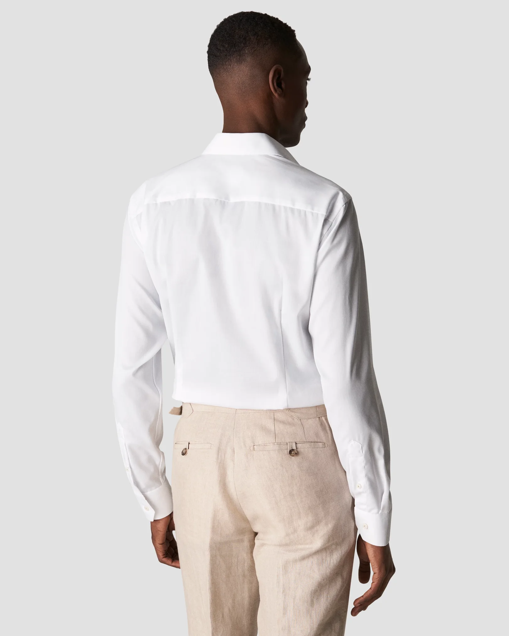 Eton - white signature twill with special details