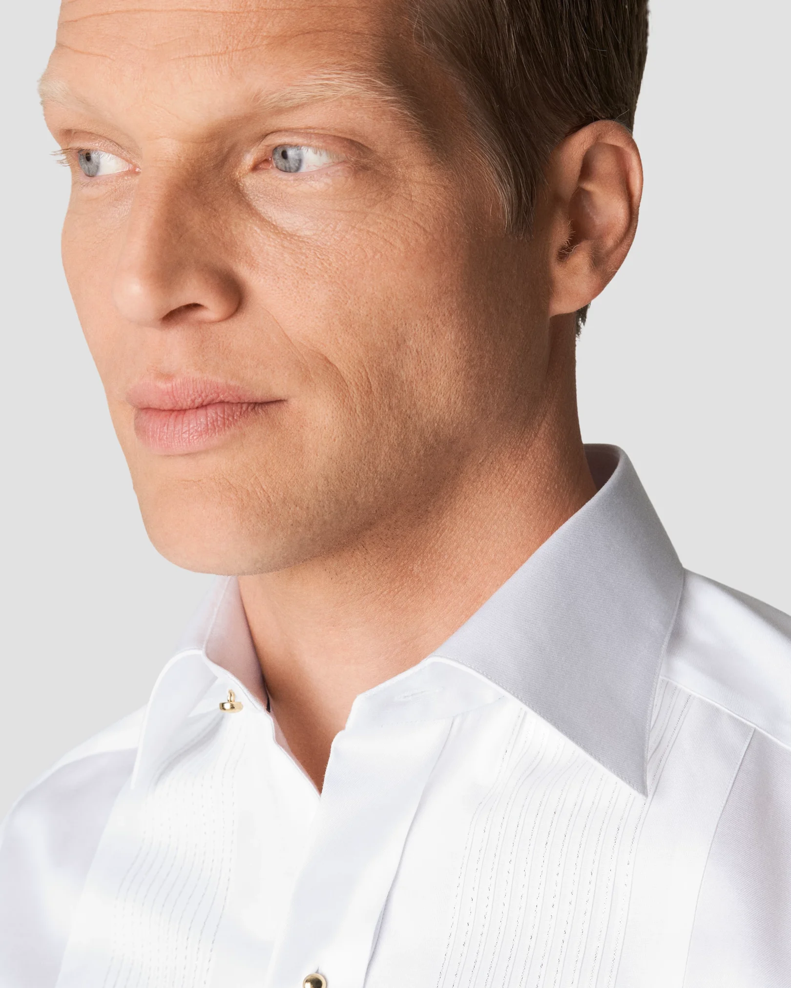 Eton - white pique moderate
