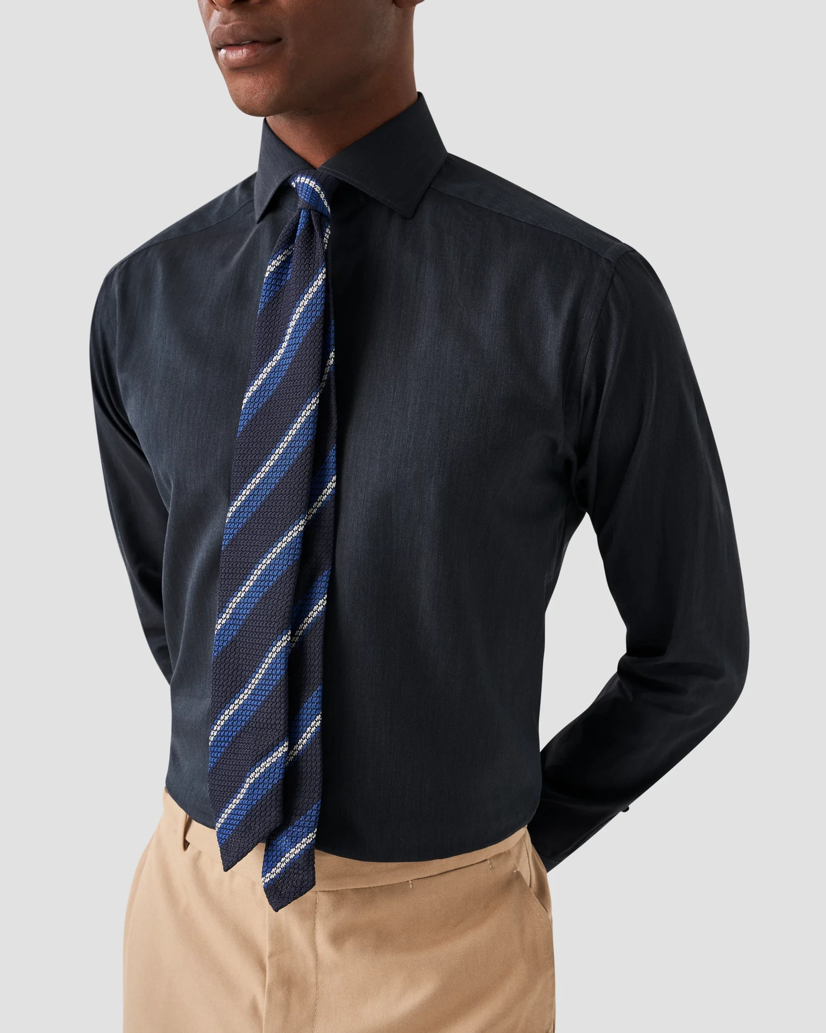 Eton - navy blue flanell