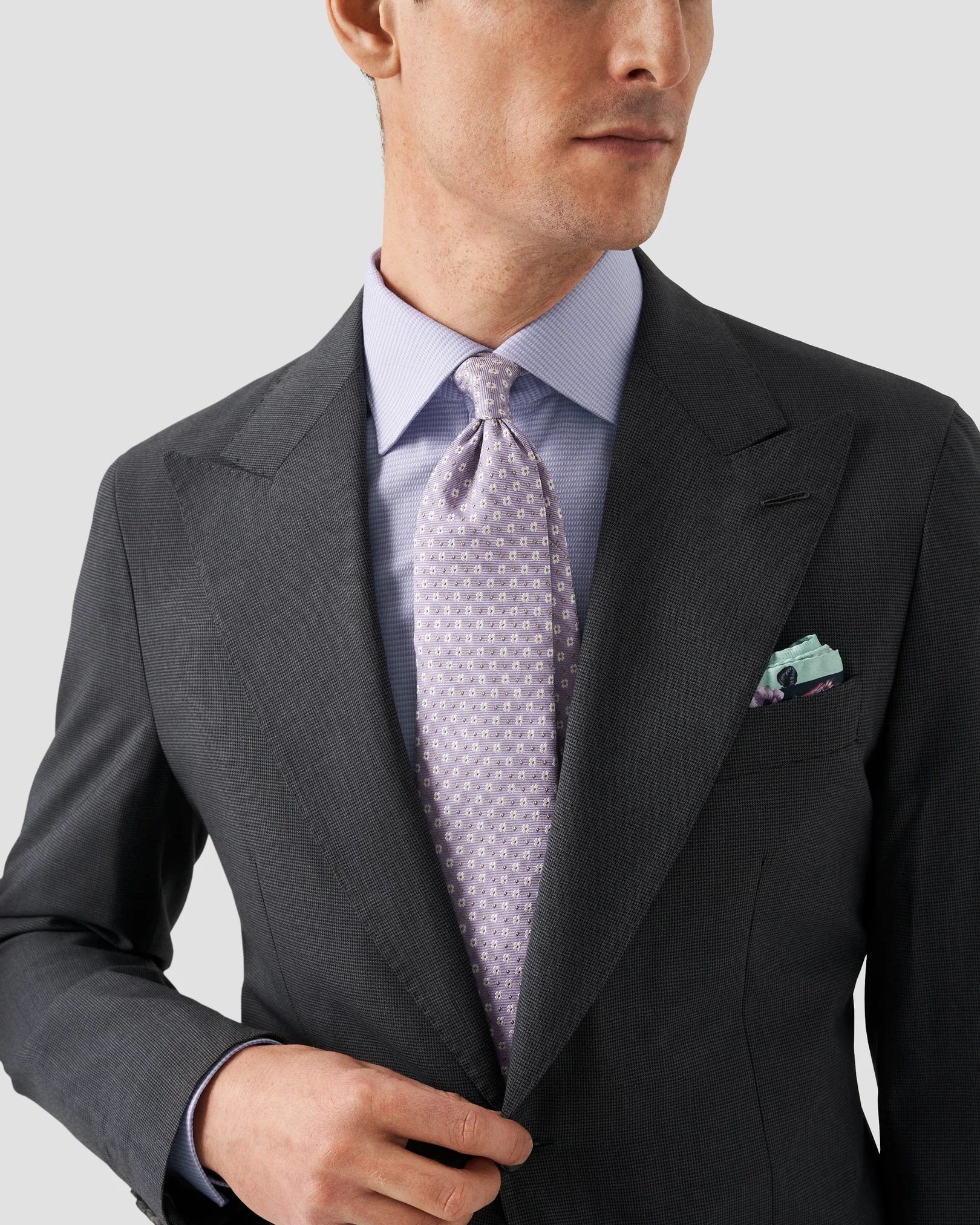 Eton - light purple piquet