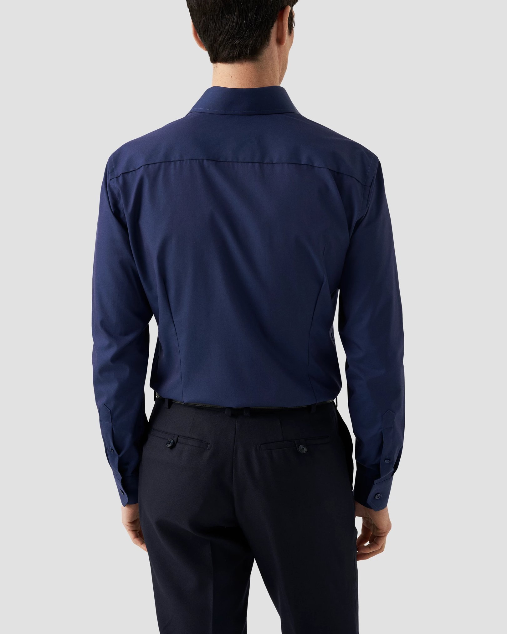 Eton - navy blue poplin