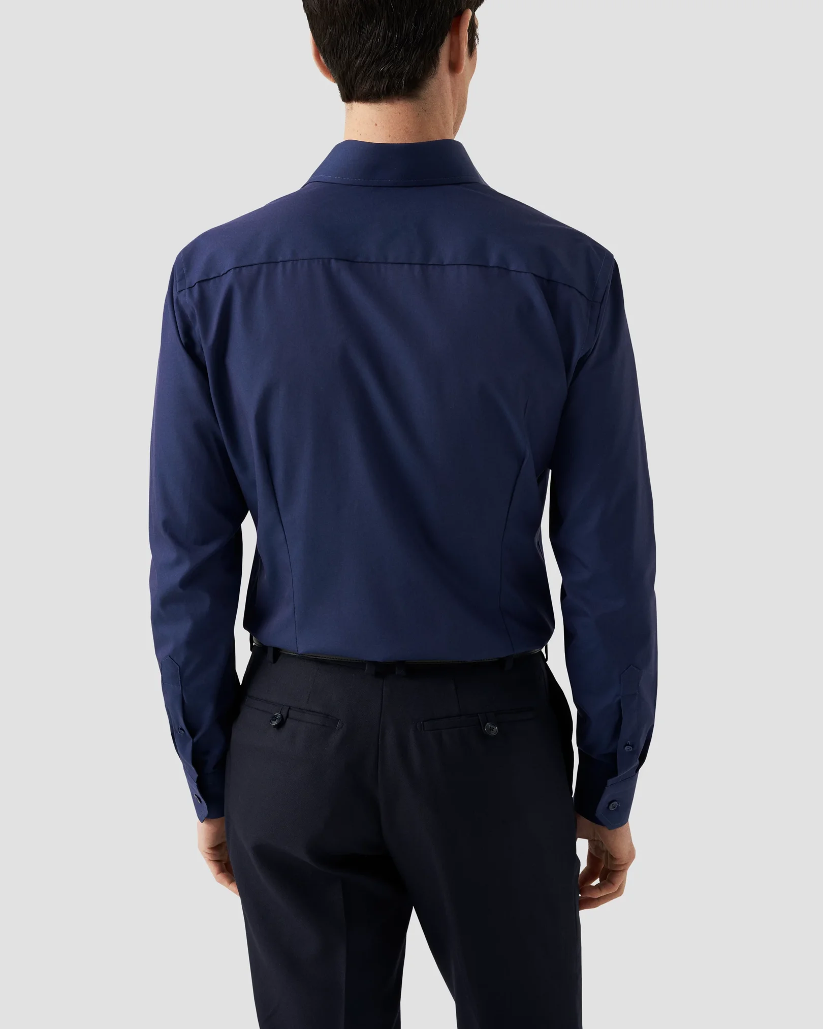 Eton - navy blue poplin