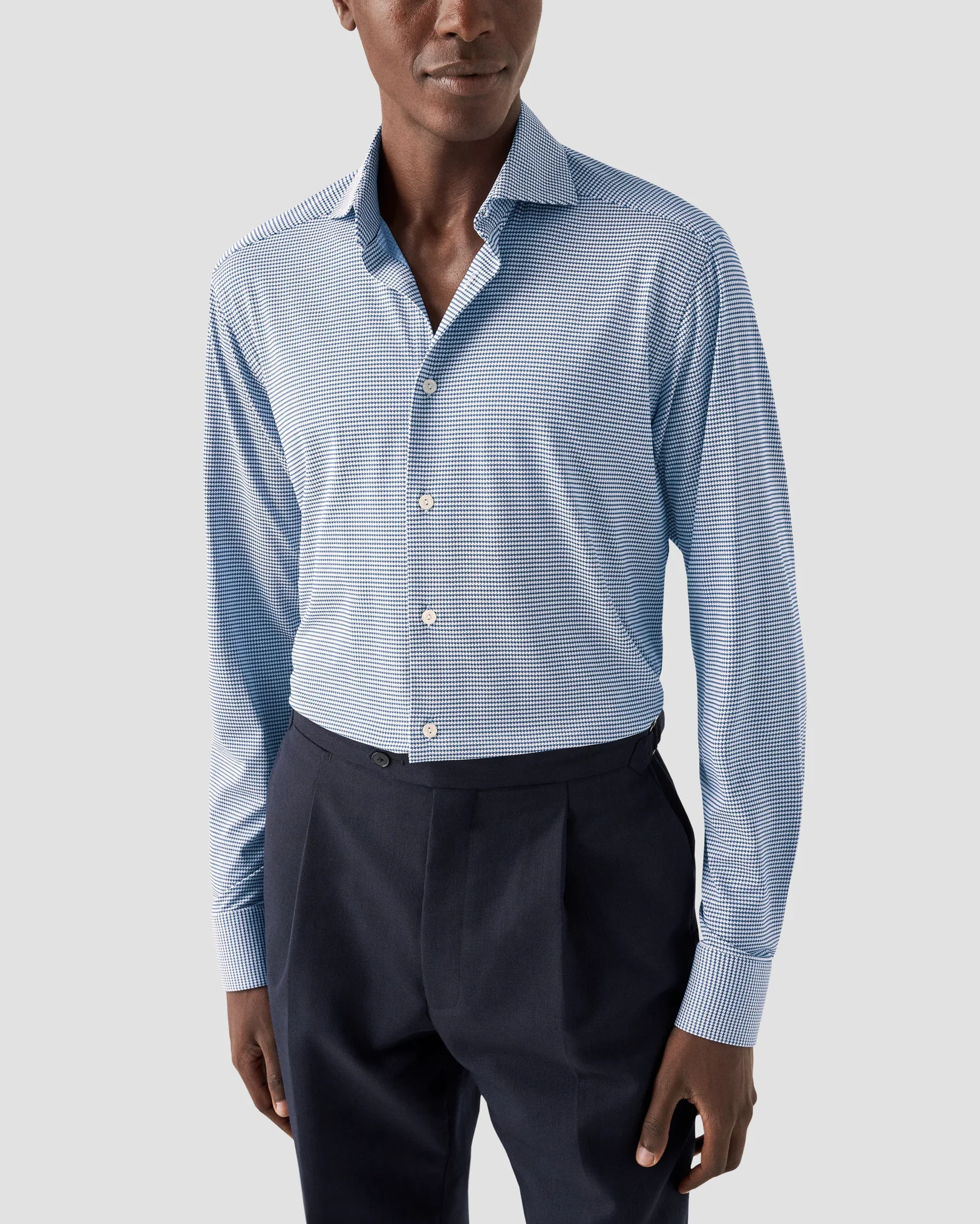 Eton - mid blue fourway stretch