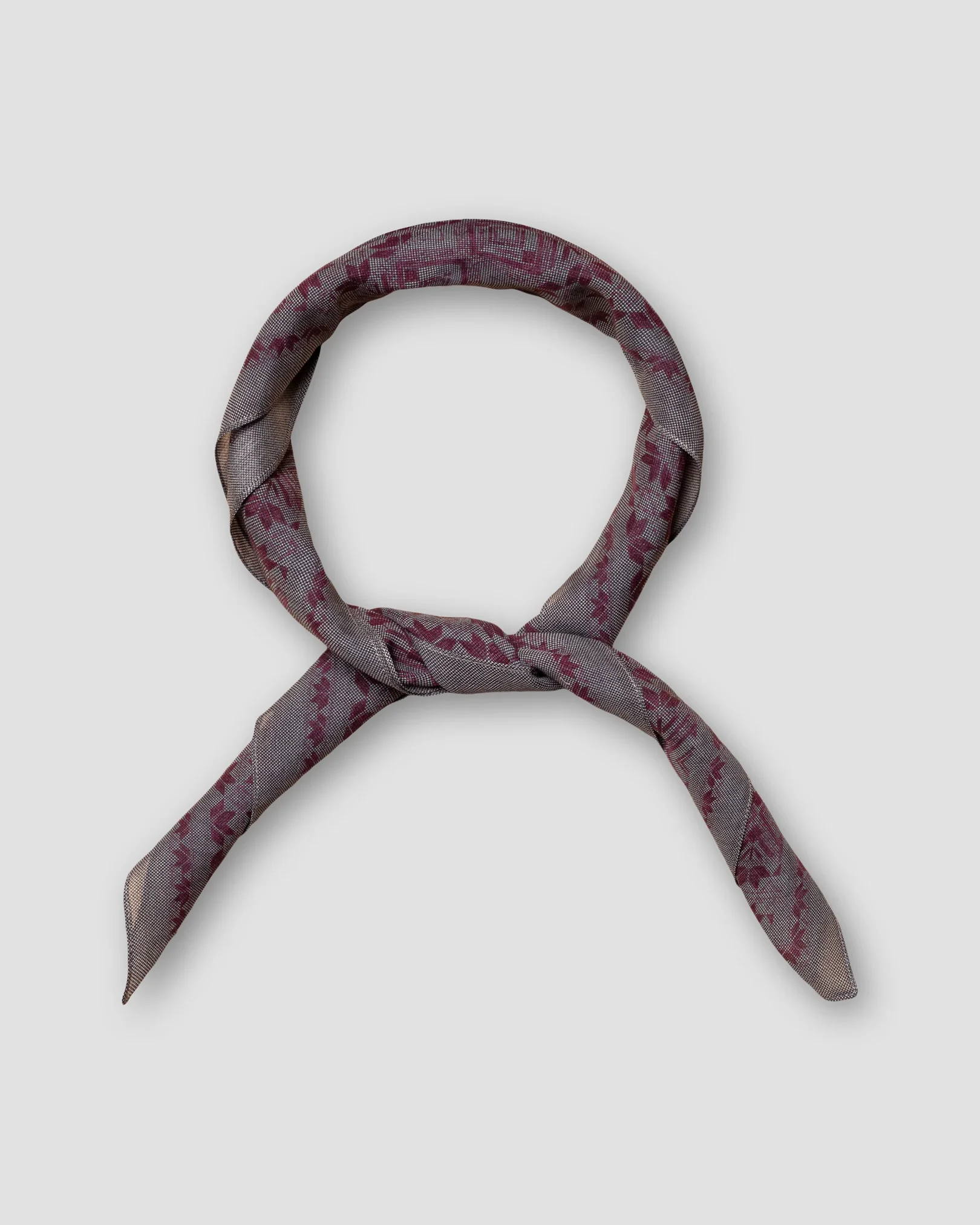 Eton - light grey bandana