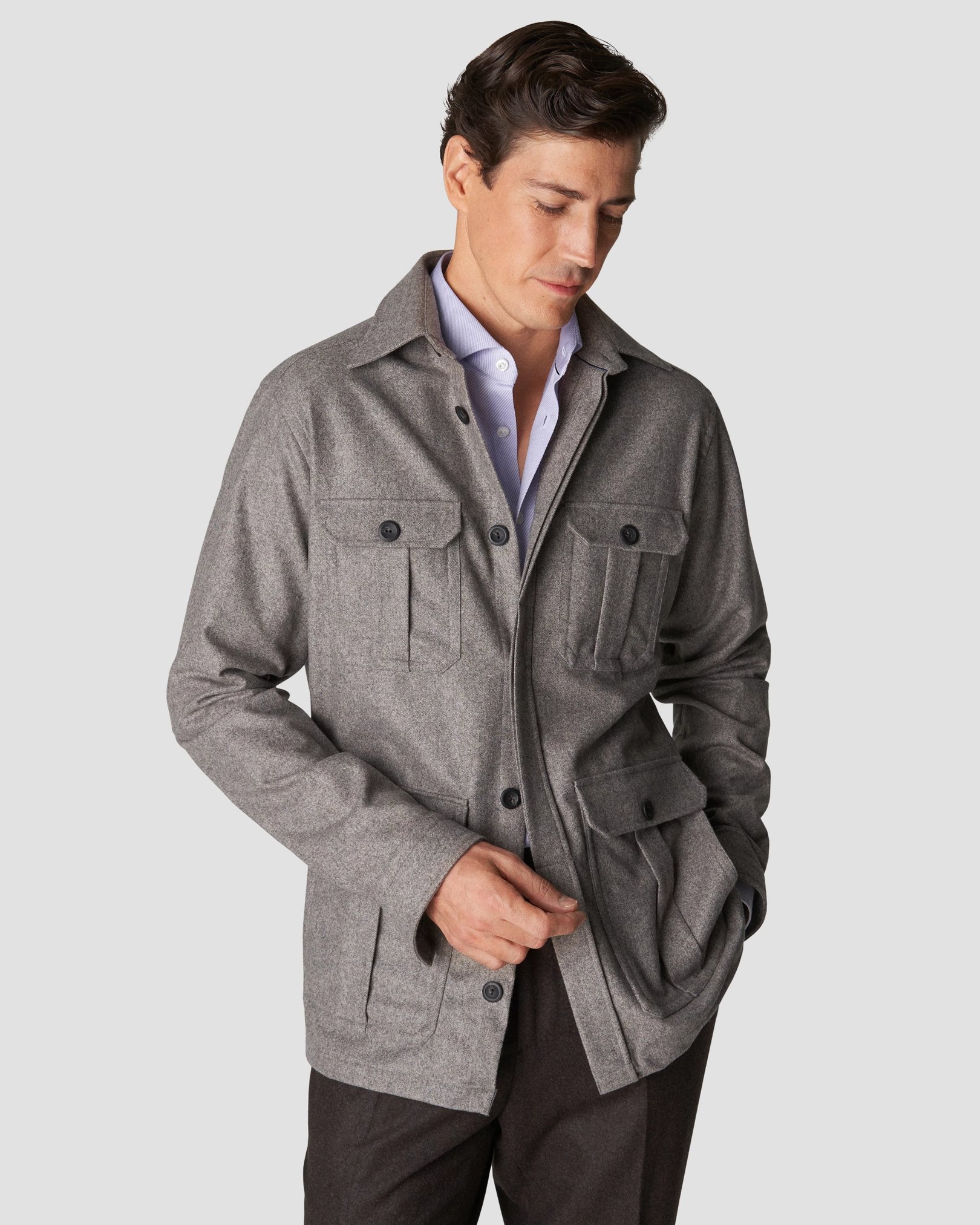 Eton - light purple knit king