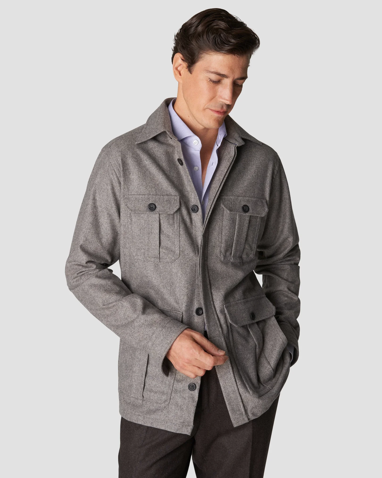 Eton - light purple knit king