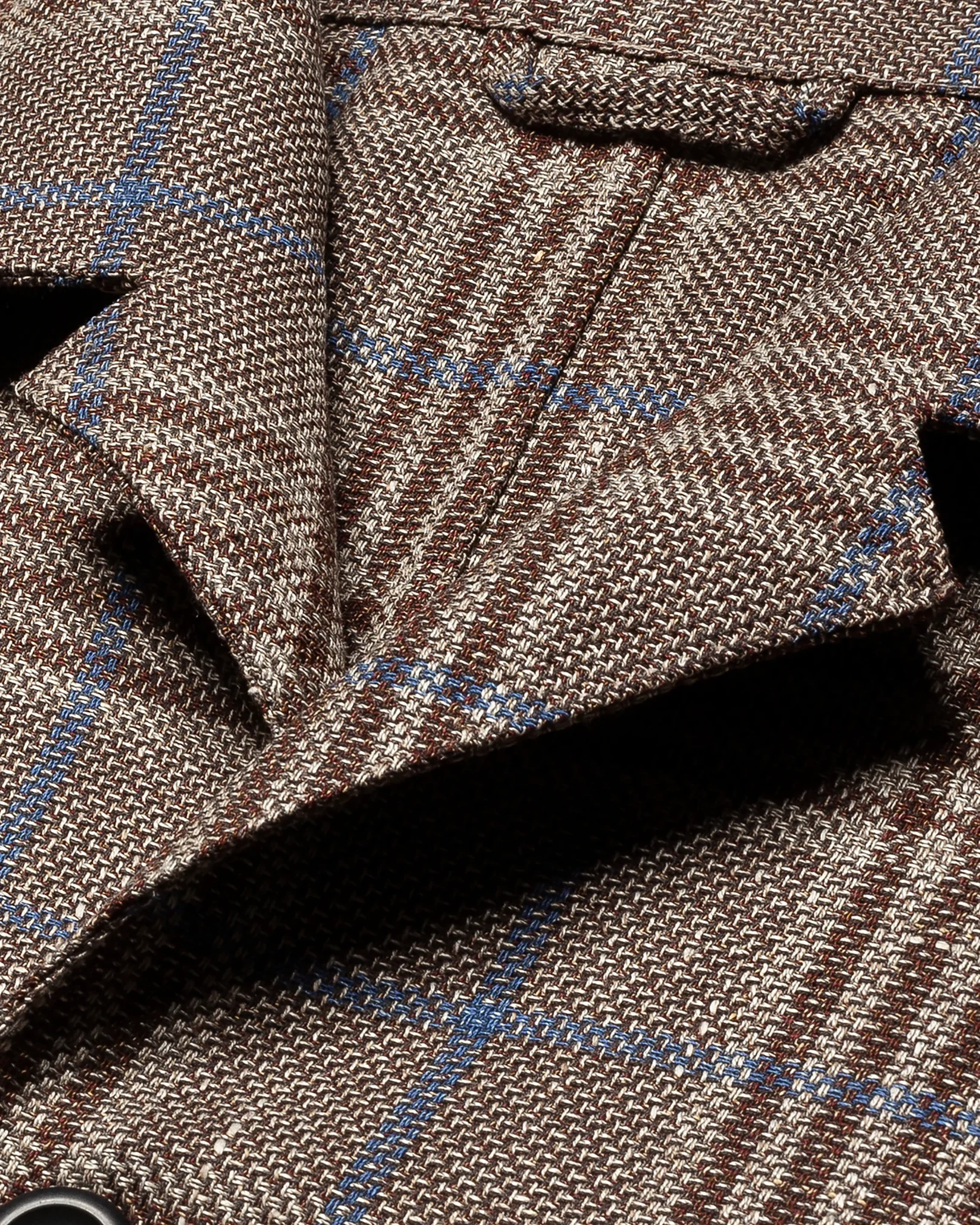 Eton - brown hopsack overshirt