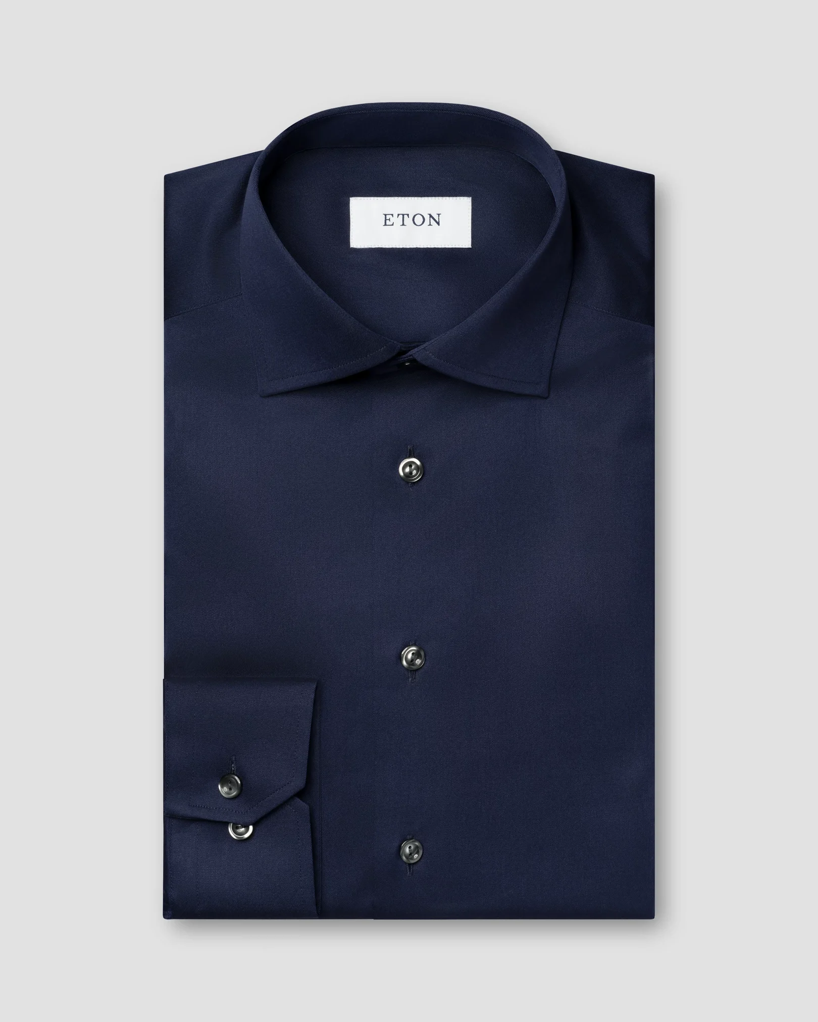 Eton - Dunkelblaues Signature-Twill-Hemd