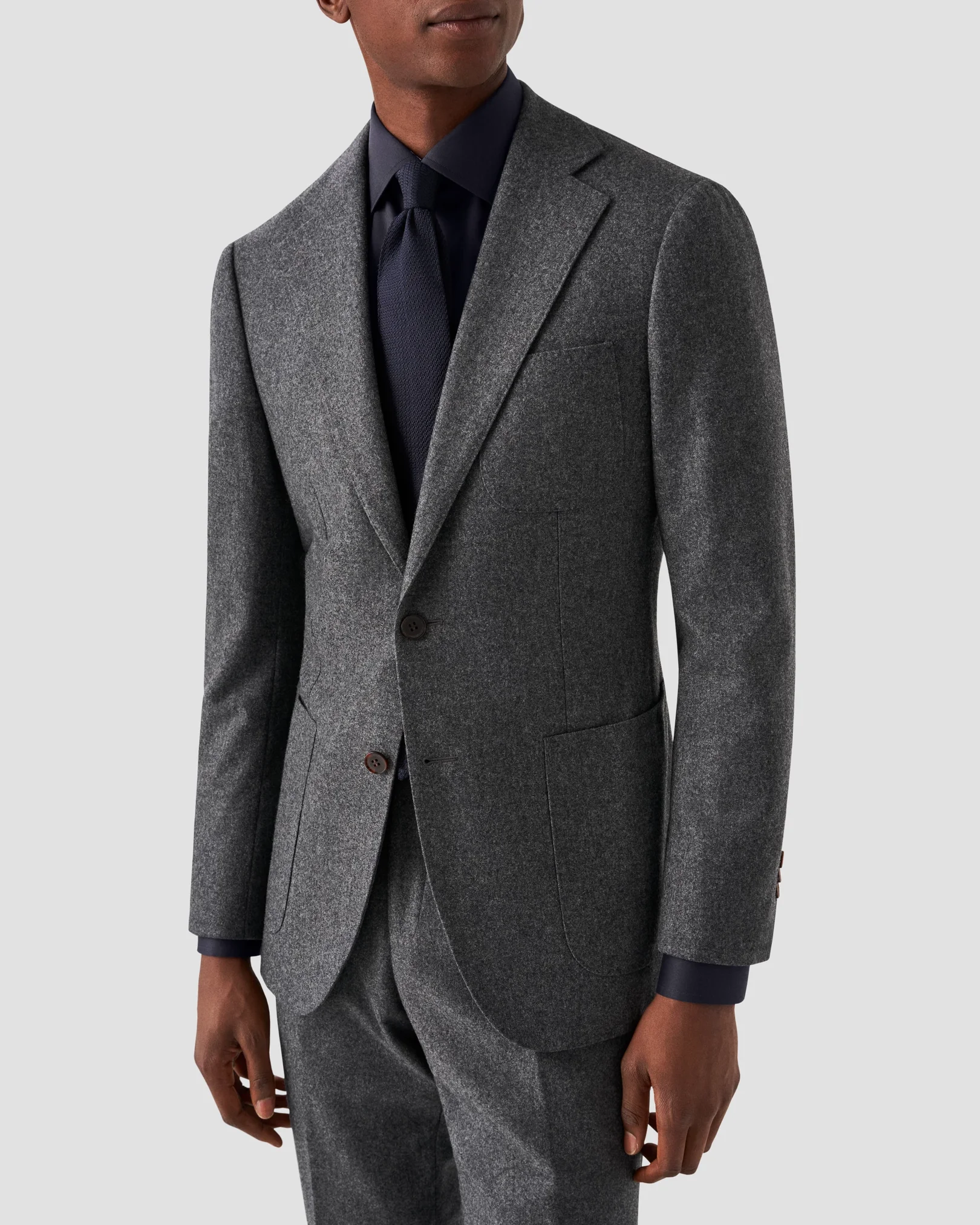 Eton - contract navy signature twill shirt
