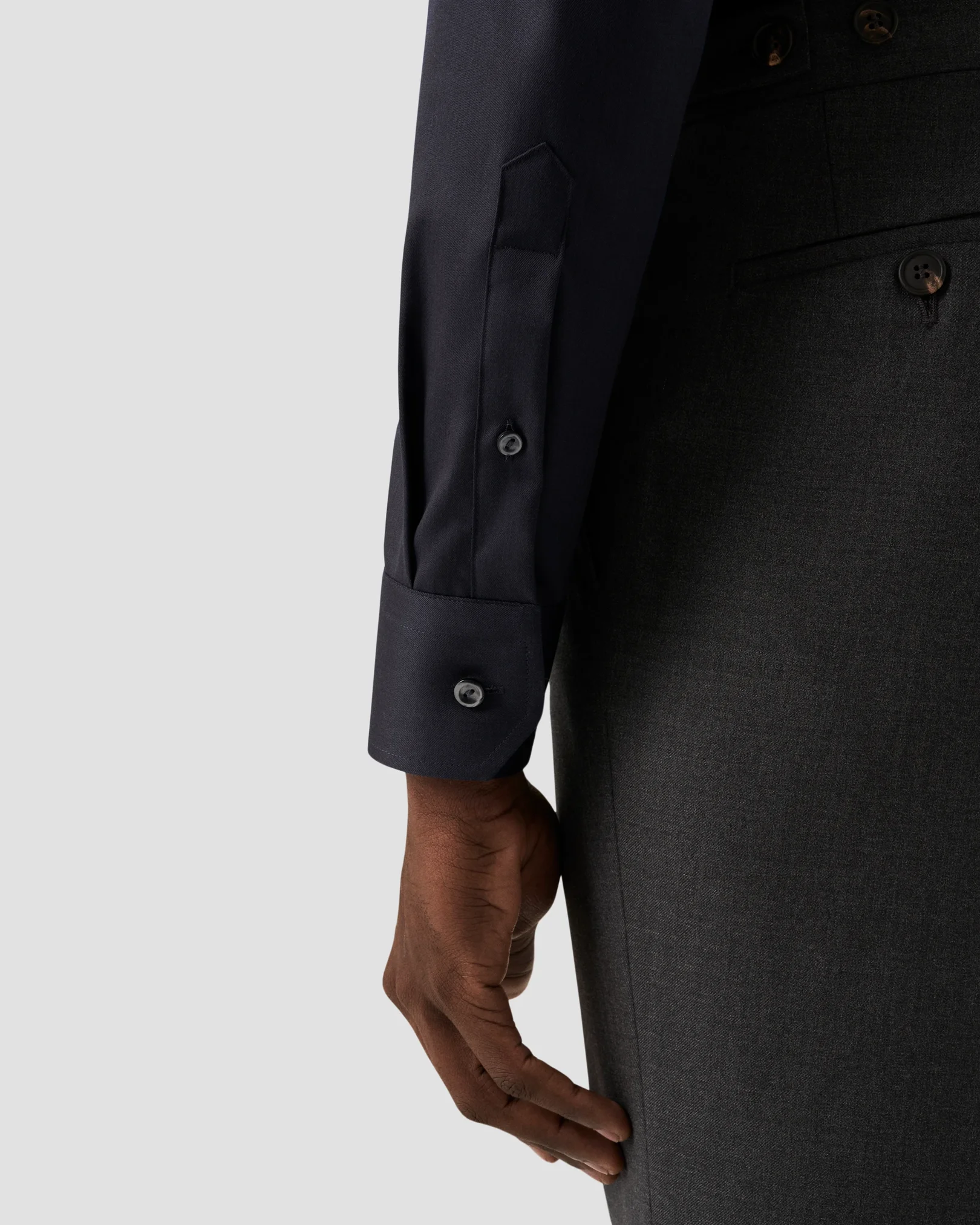 Eton - Dark Blue Signature Twill Shirt