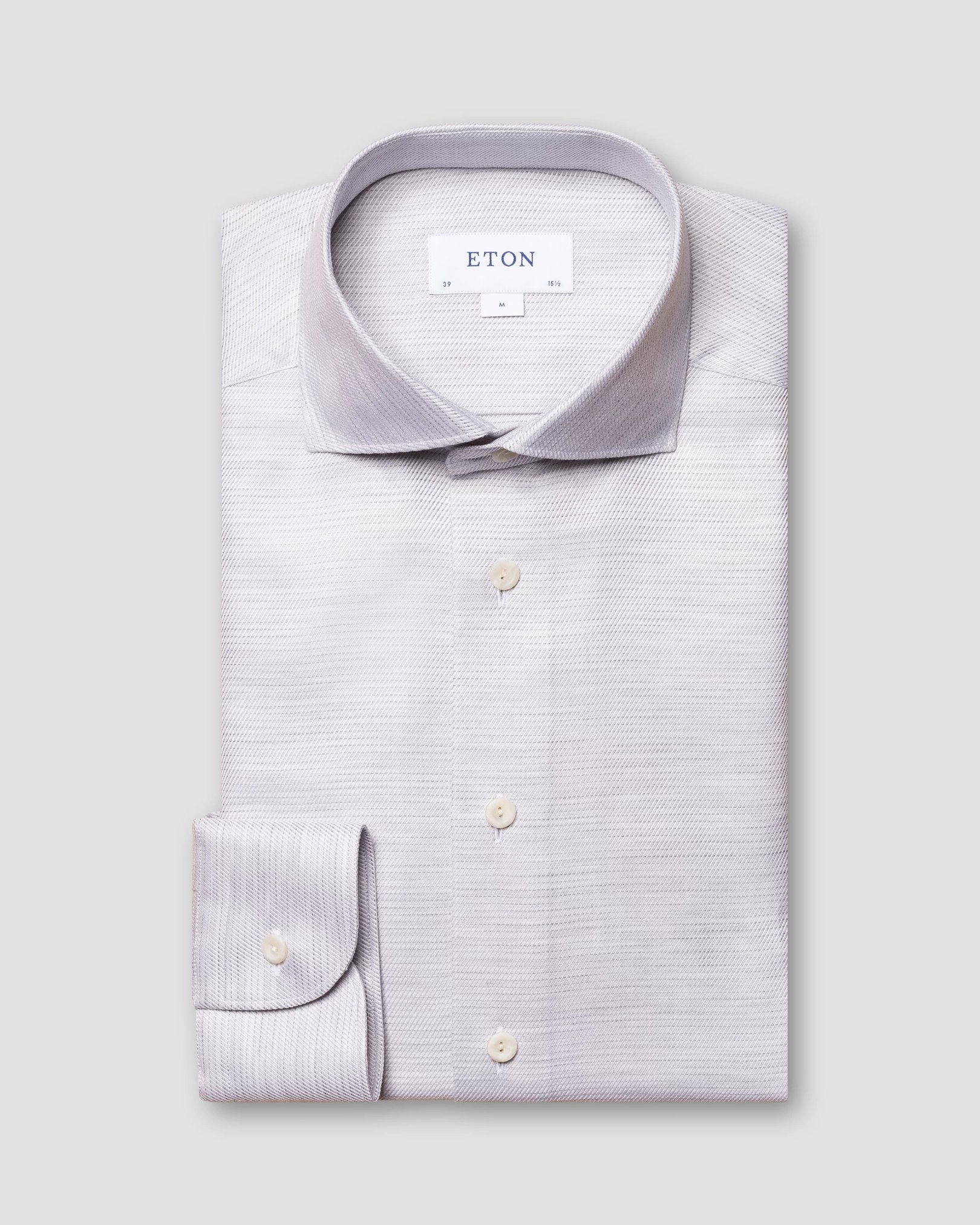 Eton - light grey fine twill
