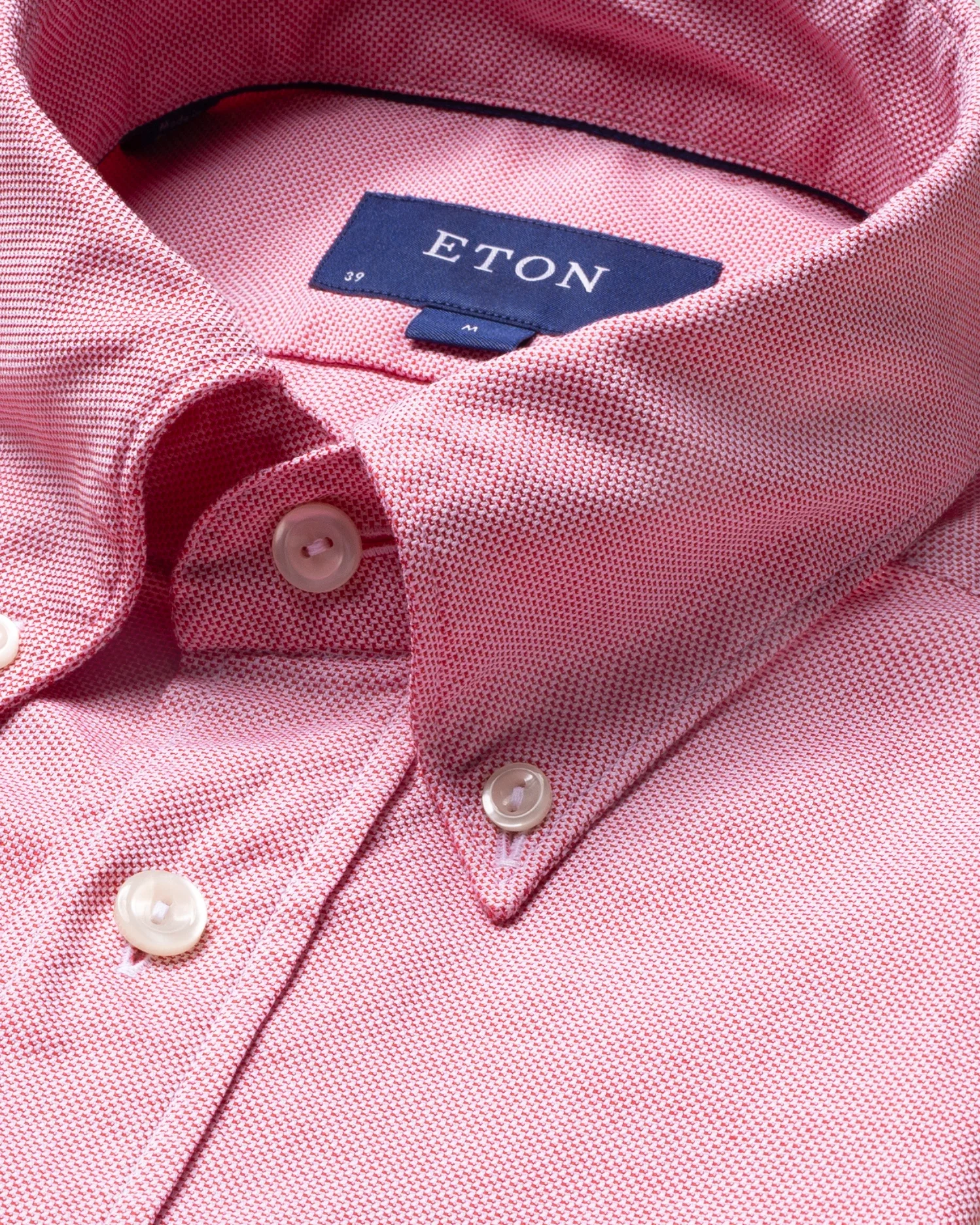 Eton - red oxford shirt