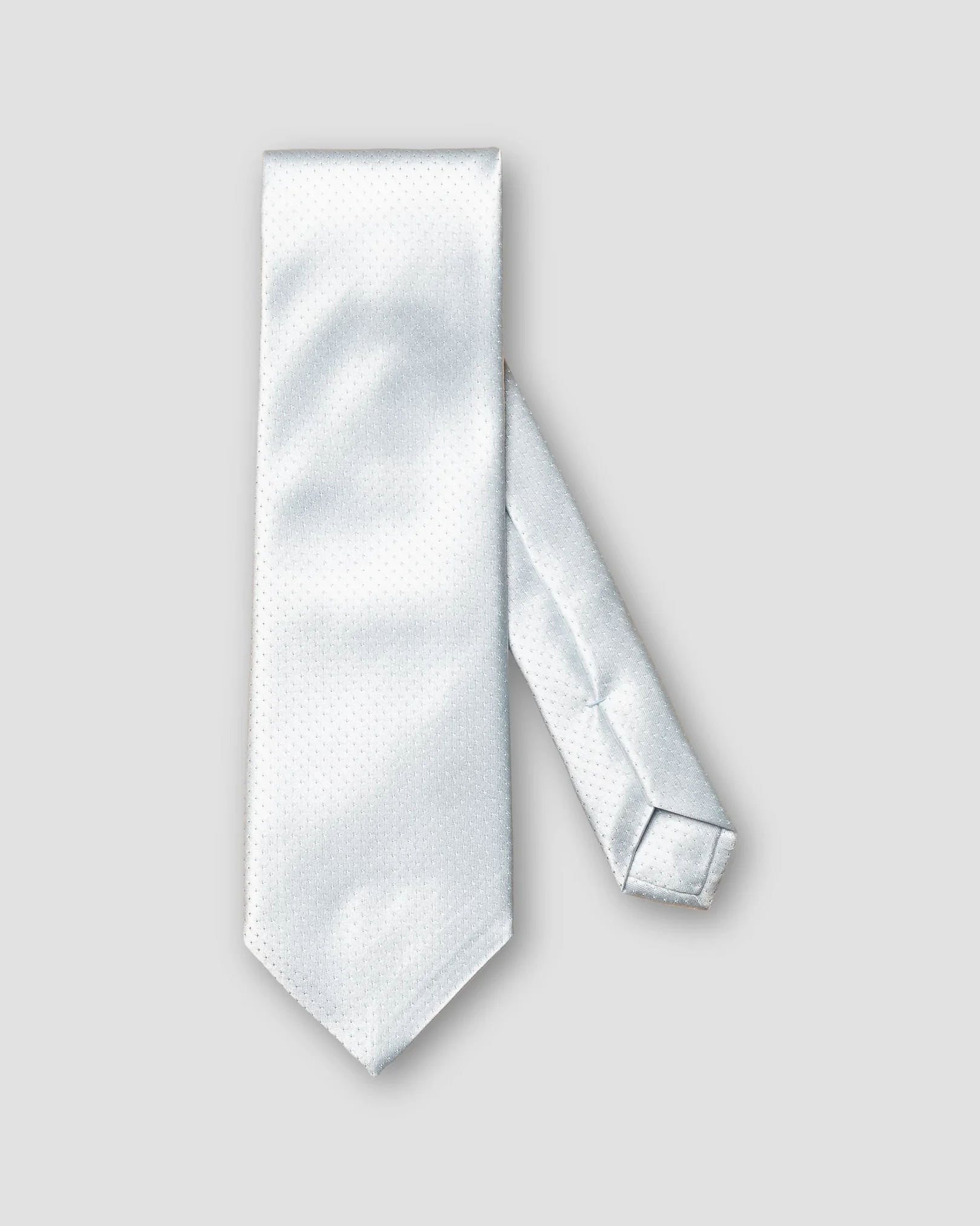Eton - Light Blue Pin-Dot Jacquard Silk Tie
