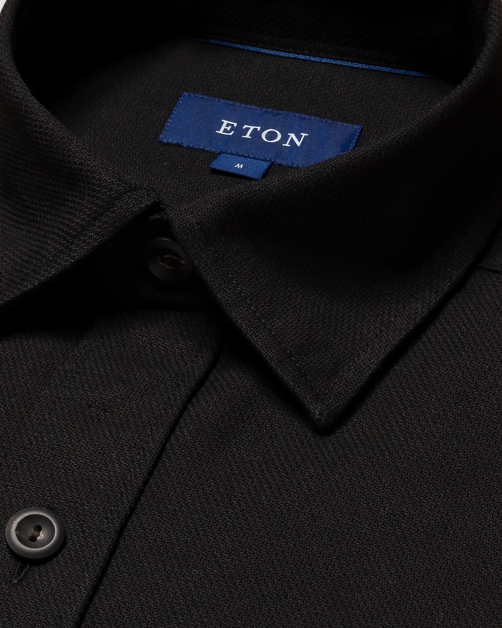 Eton - black heavy dobby