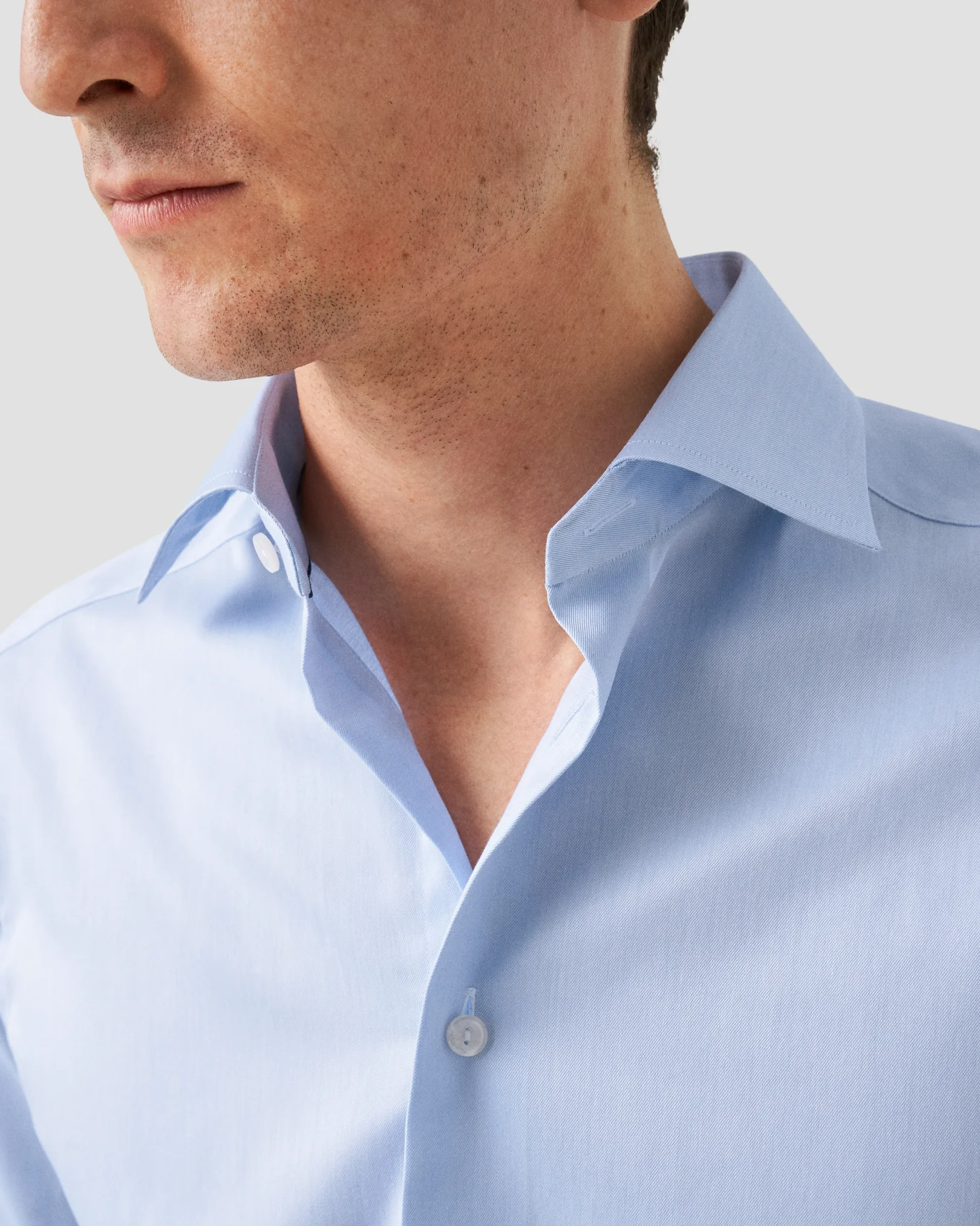Eton - Hellblaues Signature-Twill-Hemd