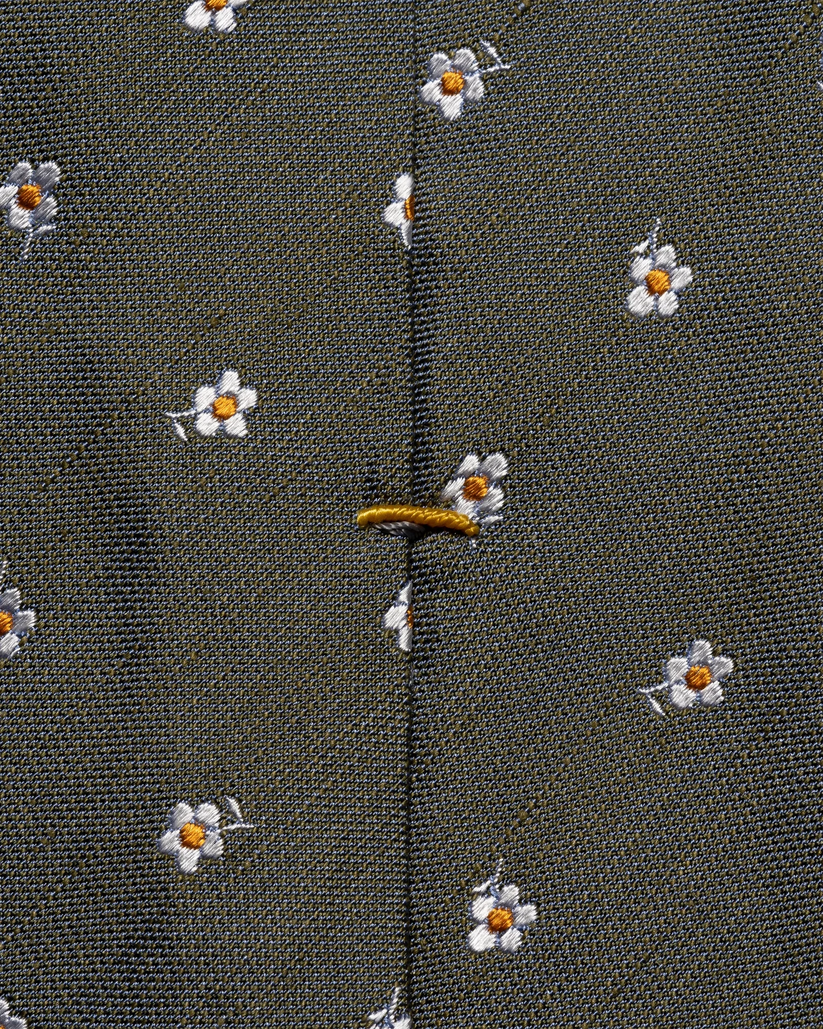 Eton - dark green silk blend