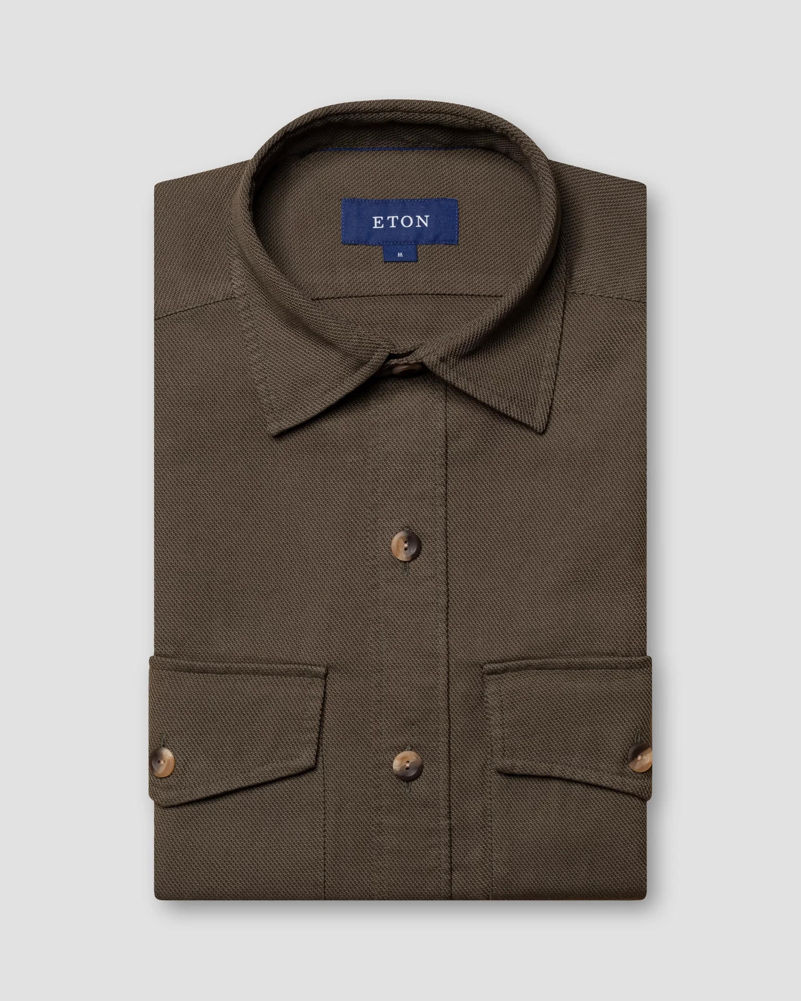 Eton - dark green heavy dobby