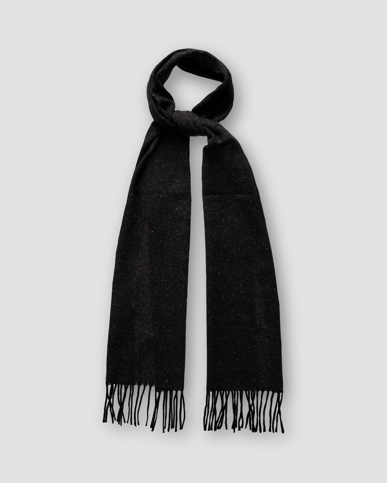 Eton - Black Wool Scarf