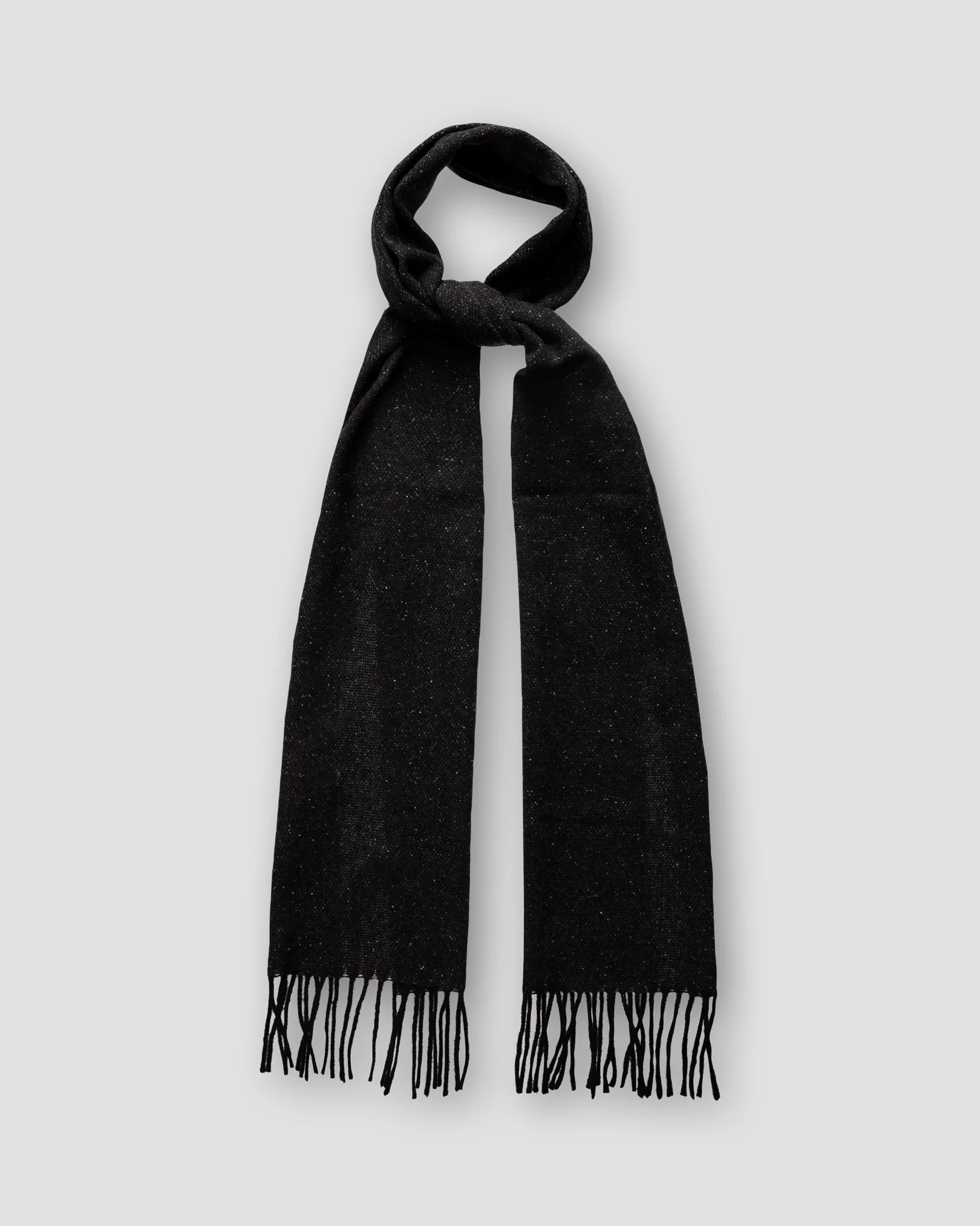 Eton - Black Wool Scarf