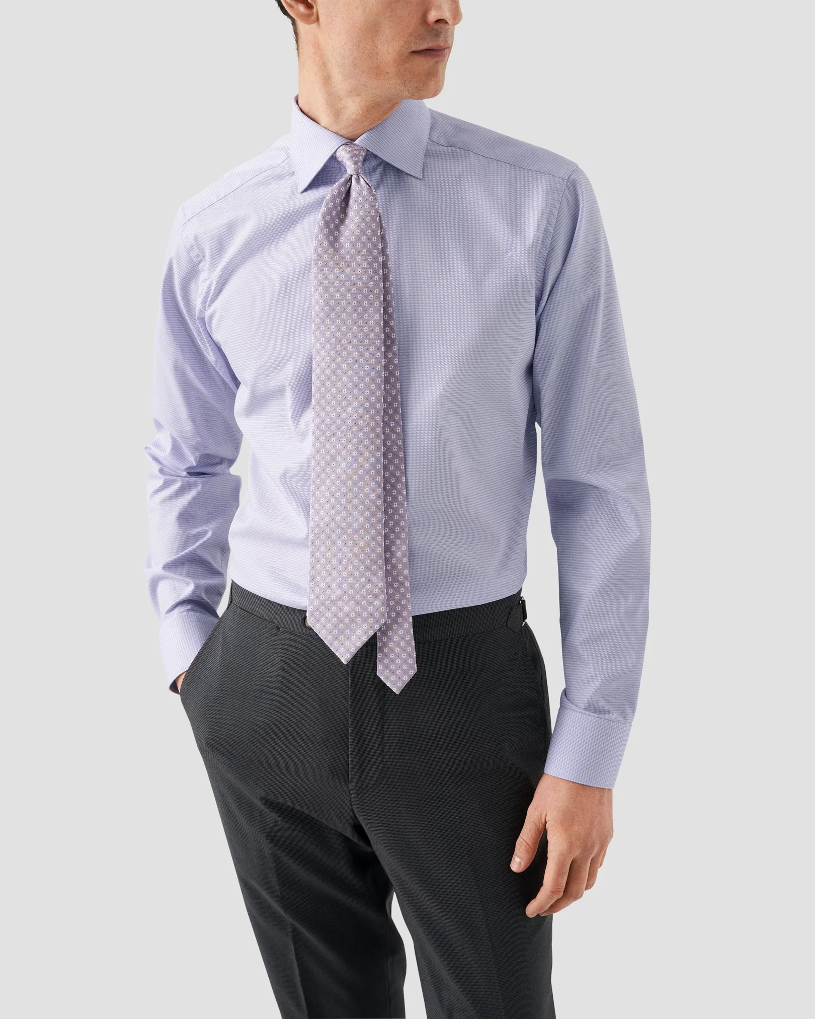 Eton - light purple piquet