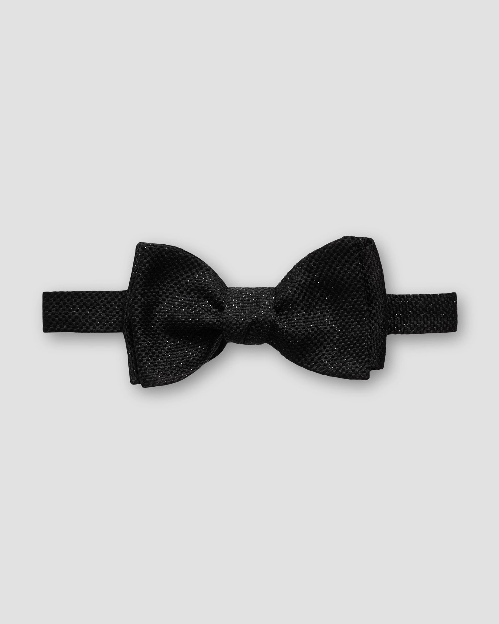 Eton - Black Silk Bow Tie – Self Tied