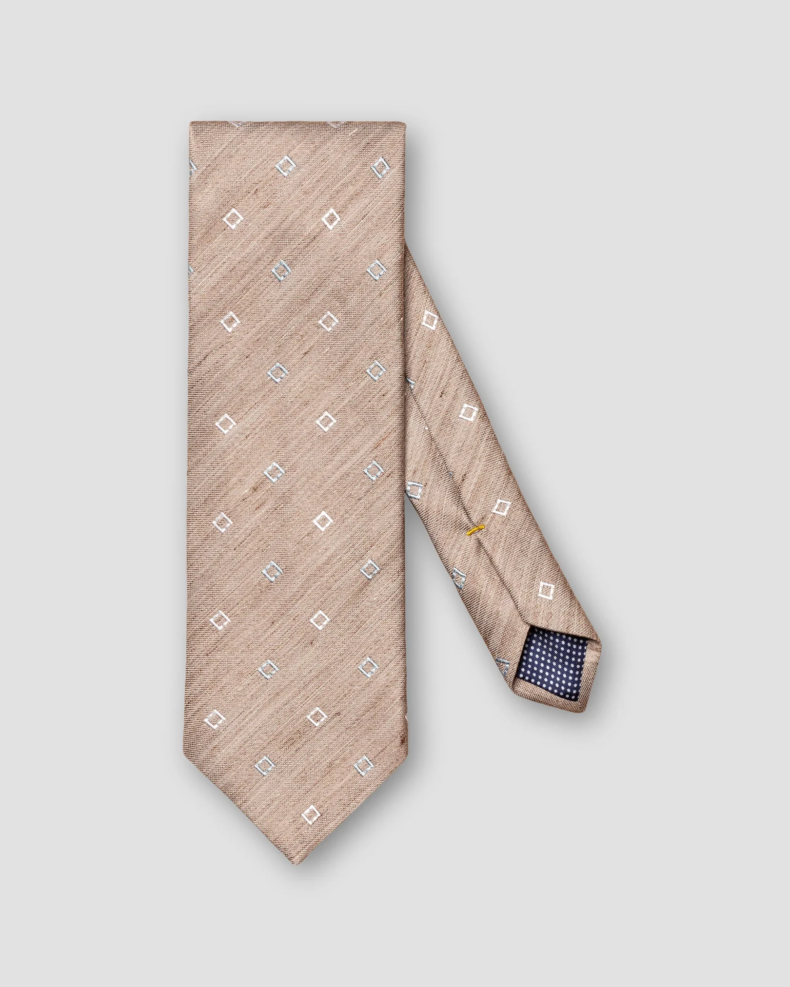 Eton - dark brown linen silk blend