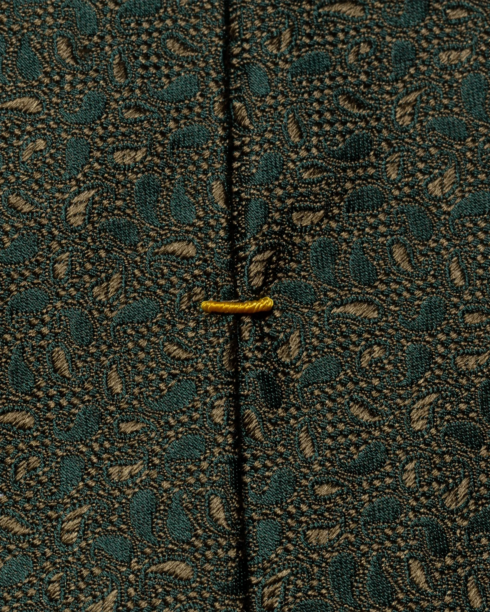 Eton - dark green regimental striped tie